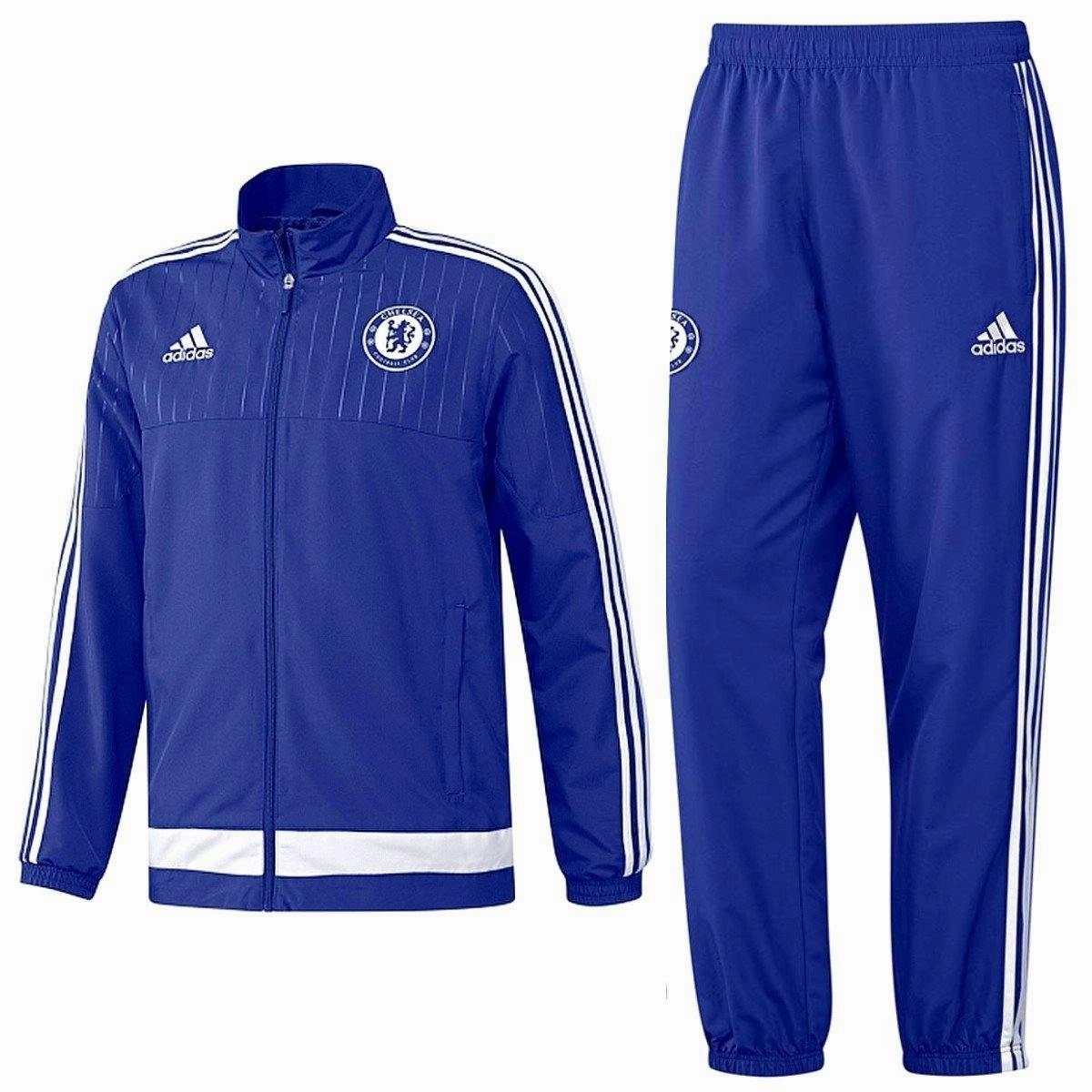 FC Chelsea blue presentation Soccer tracksuit 2015/16 - Adidas Animal Print style statement venue