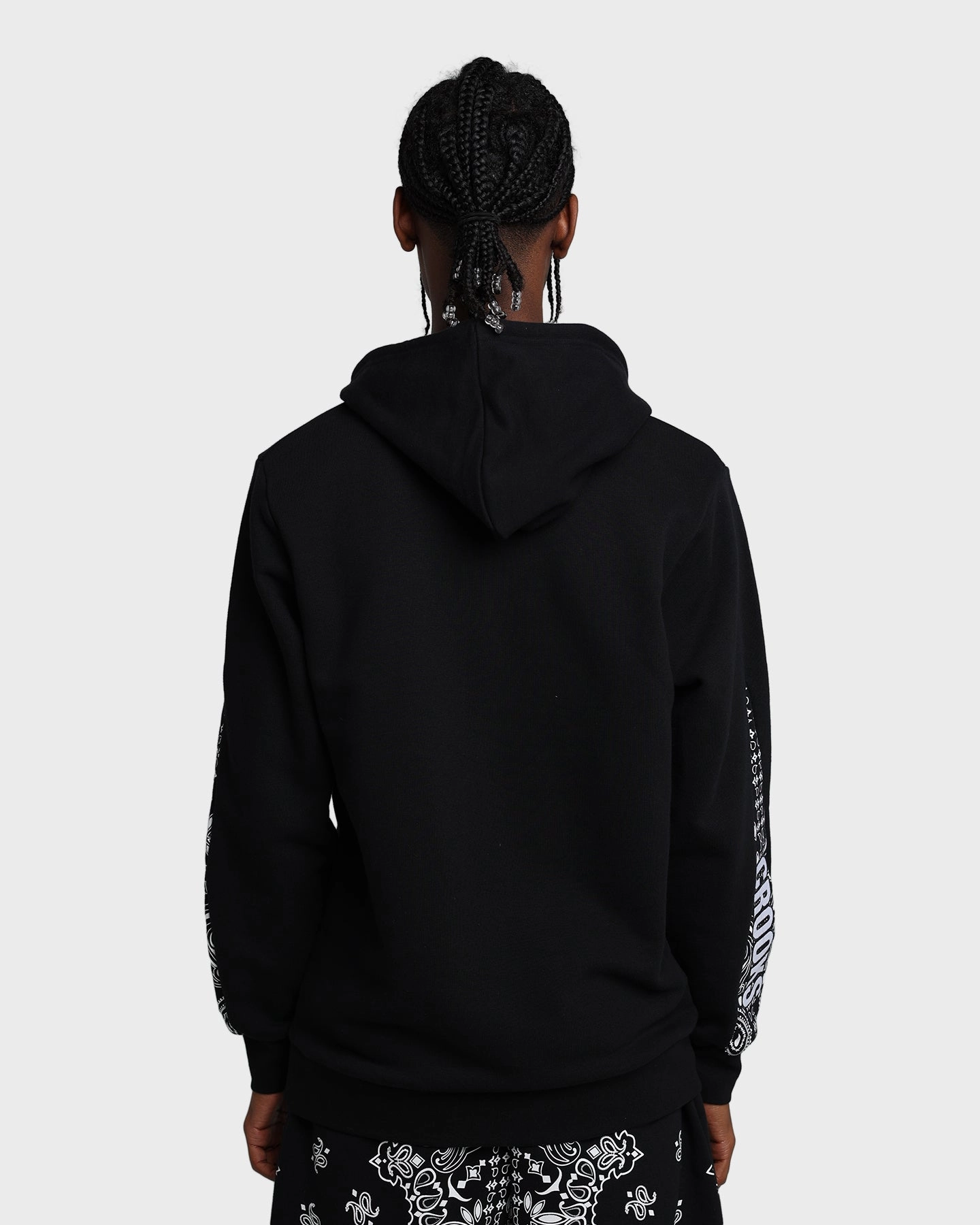 Budget Crooks & Castles Bandana Core Hoodie Black