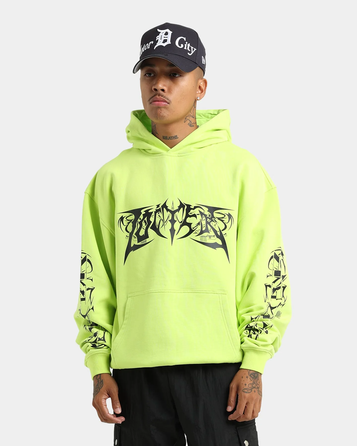 Loiter Anarchy Hoodie Neon Green Gender - neutral
