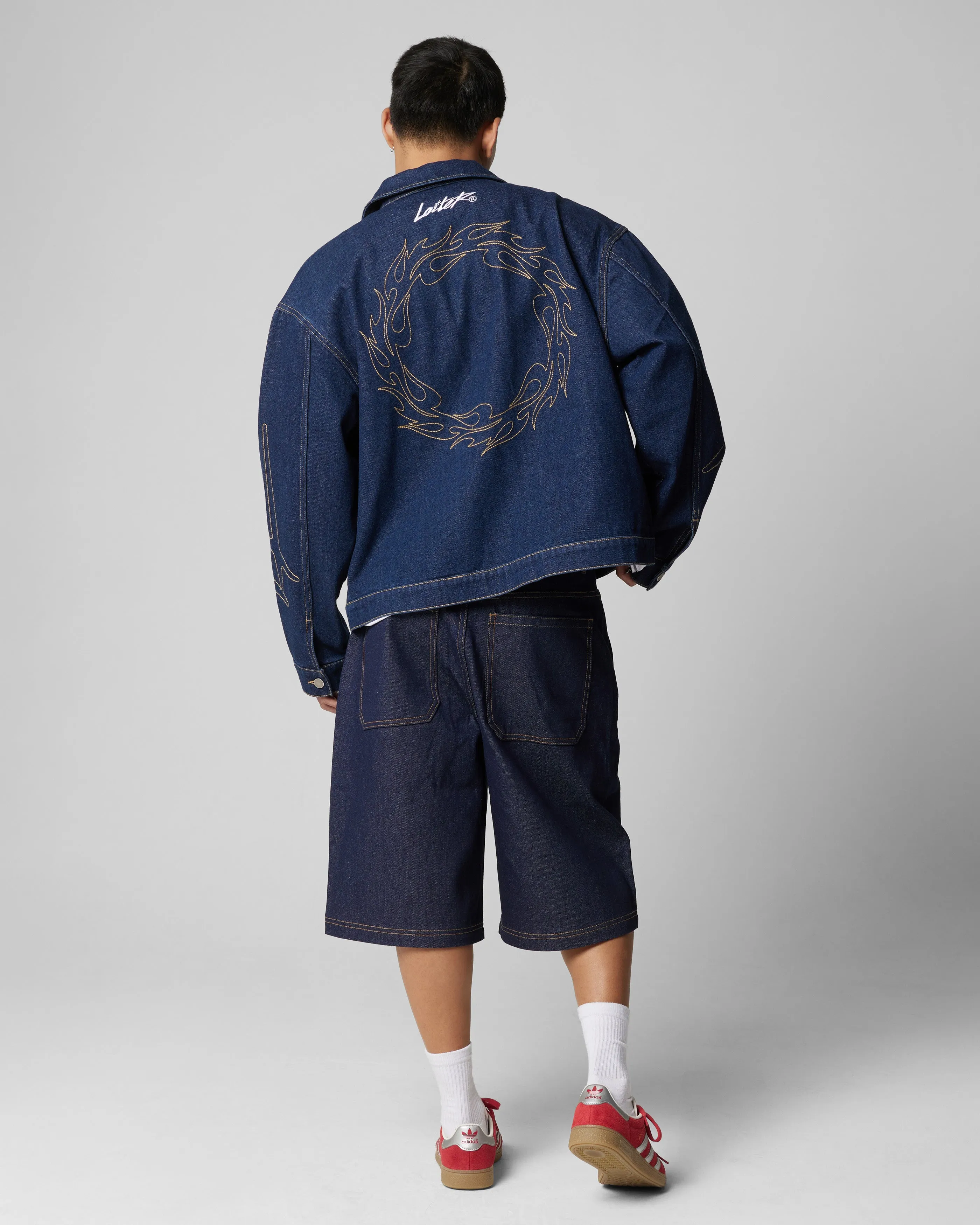 Loiter Chaos Denim Jacket Indigo Dresser