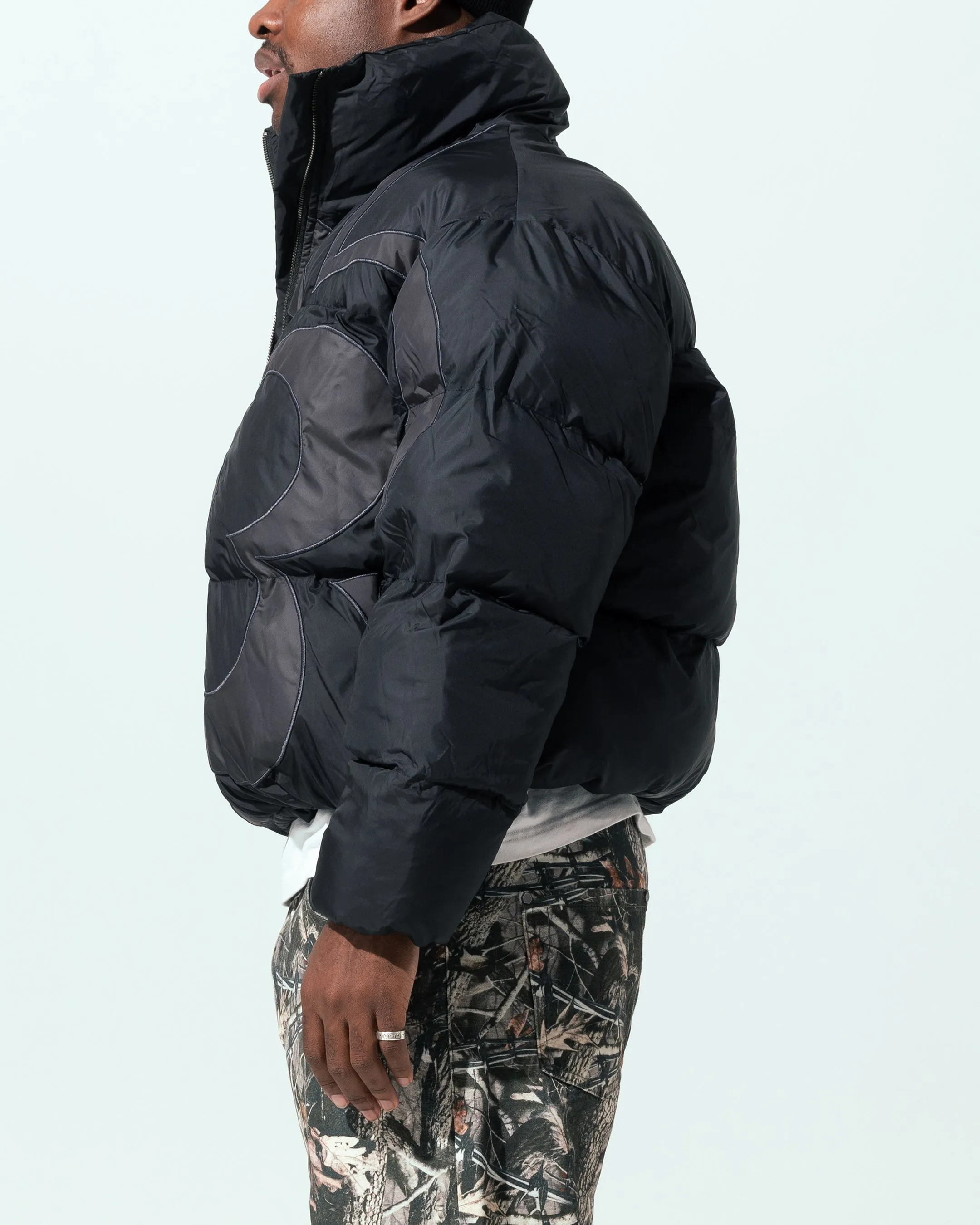 Loiter Eden Puffer Jacket Black Modular Layering System