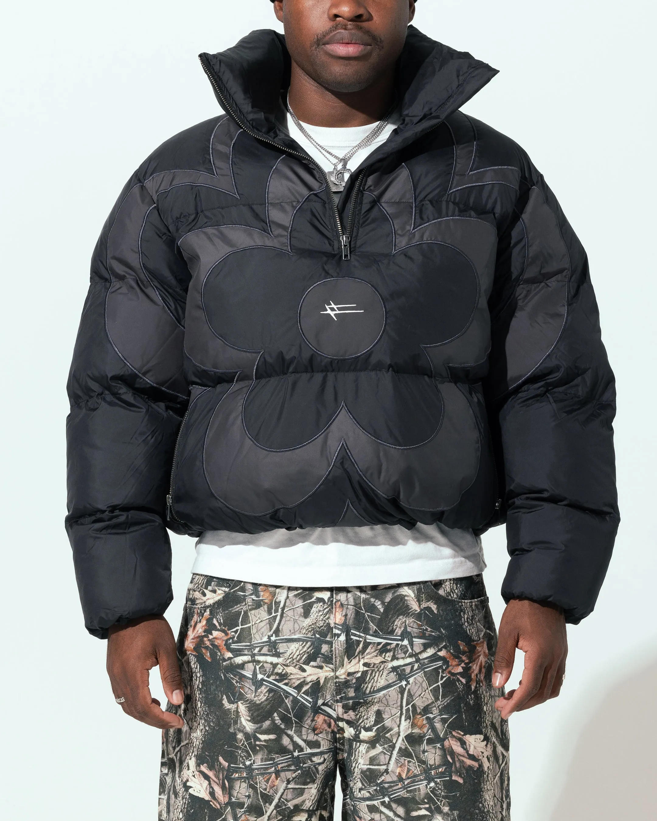 Loiter Eden Puffer Jacket Black suitable for corporate events