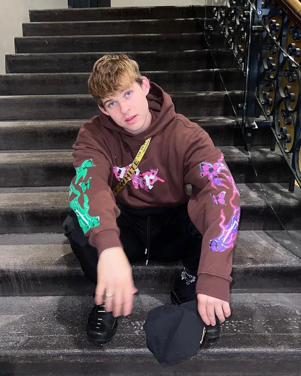 Recommendation Loiter Electro Butterfly Hoodie Brown