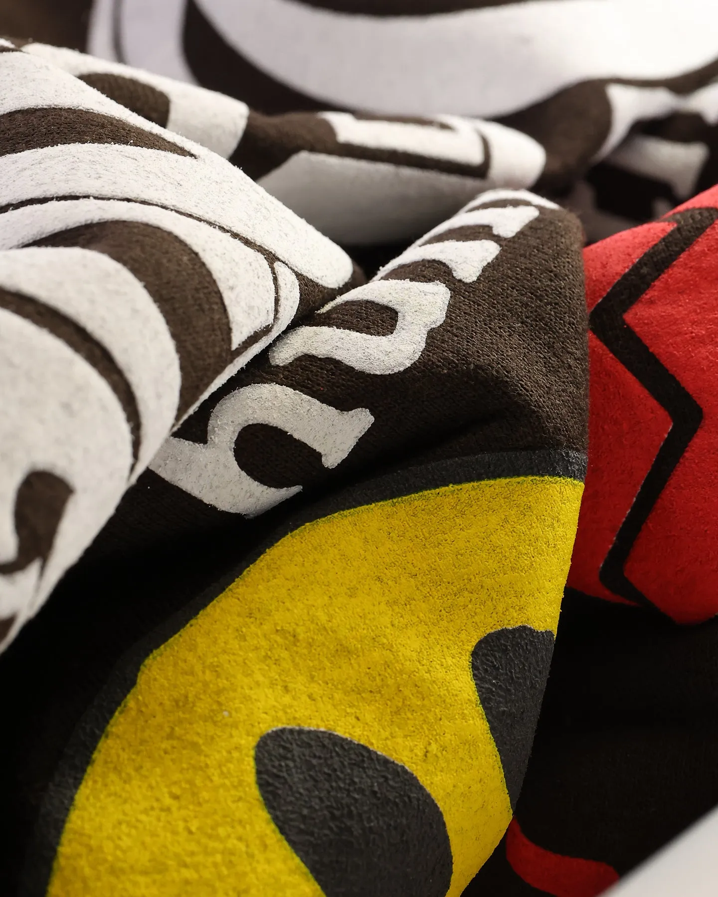 Loiter Euphoric Multi Logo Hoodie Brown Flexible Design