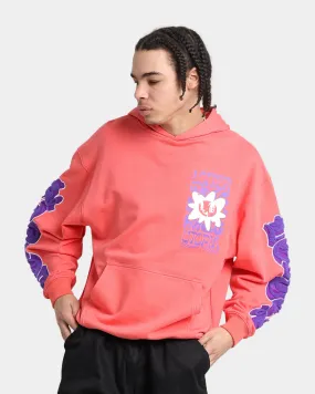 Vegan Loiter Fleur Hoodie Pink