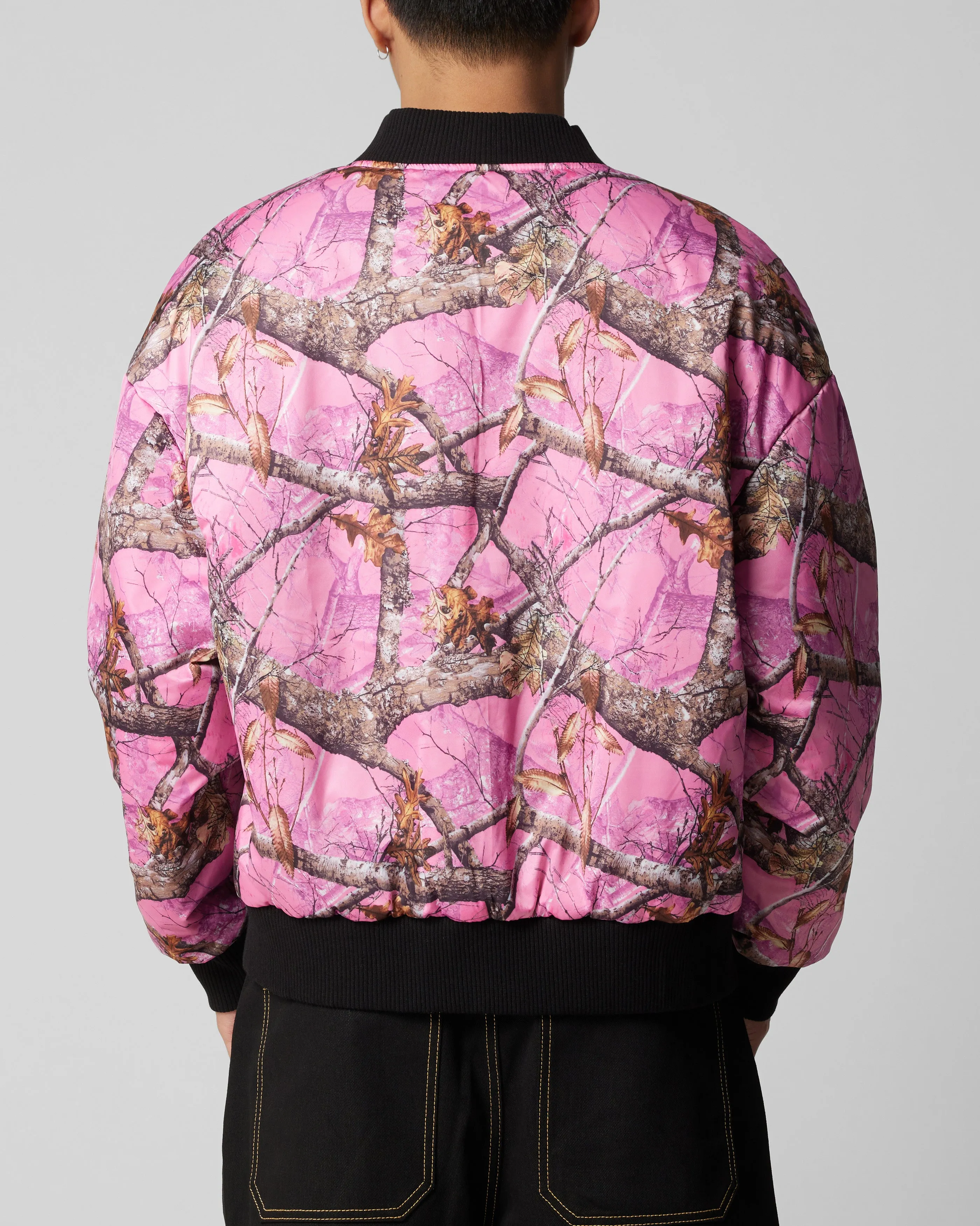 Loiter Hunter Reversible Jacket Black/Pink Urban Wear