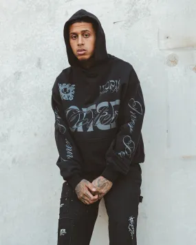 Loiter Inner Peace Hoodie Black Flexible Motion