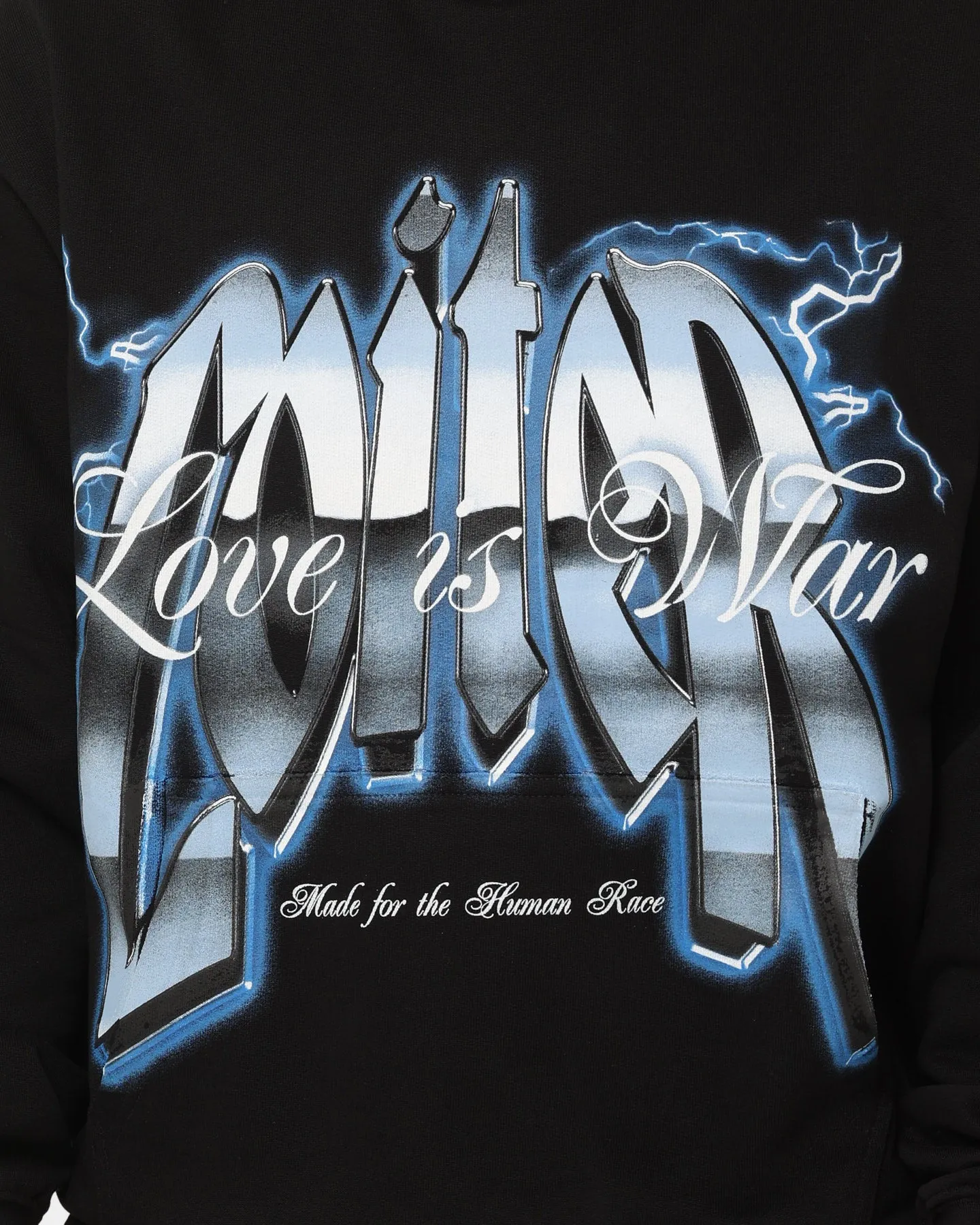 Loiter Love Is War Hoodie Black Equity Card