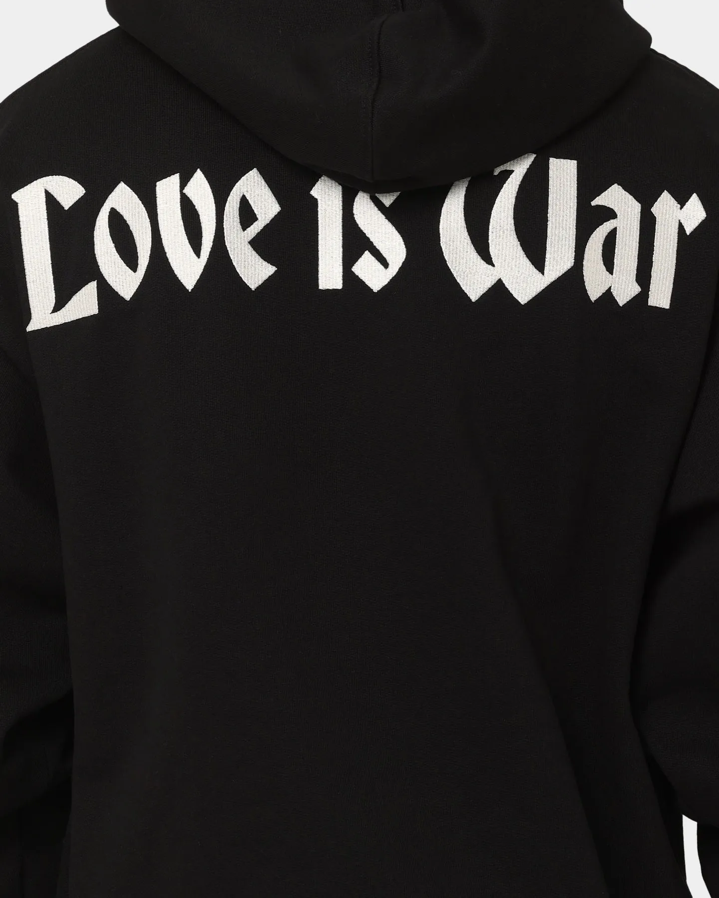 Loiter Love Is War Hoodie Black Confidence booster