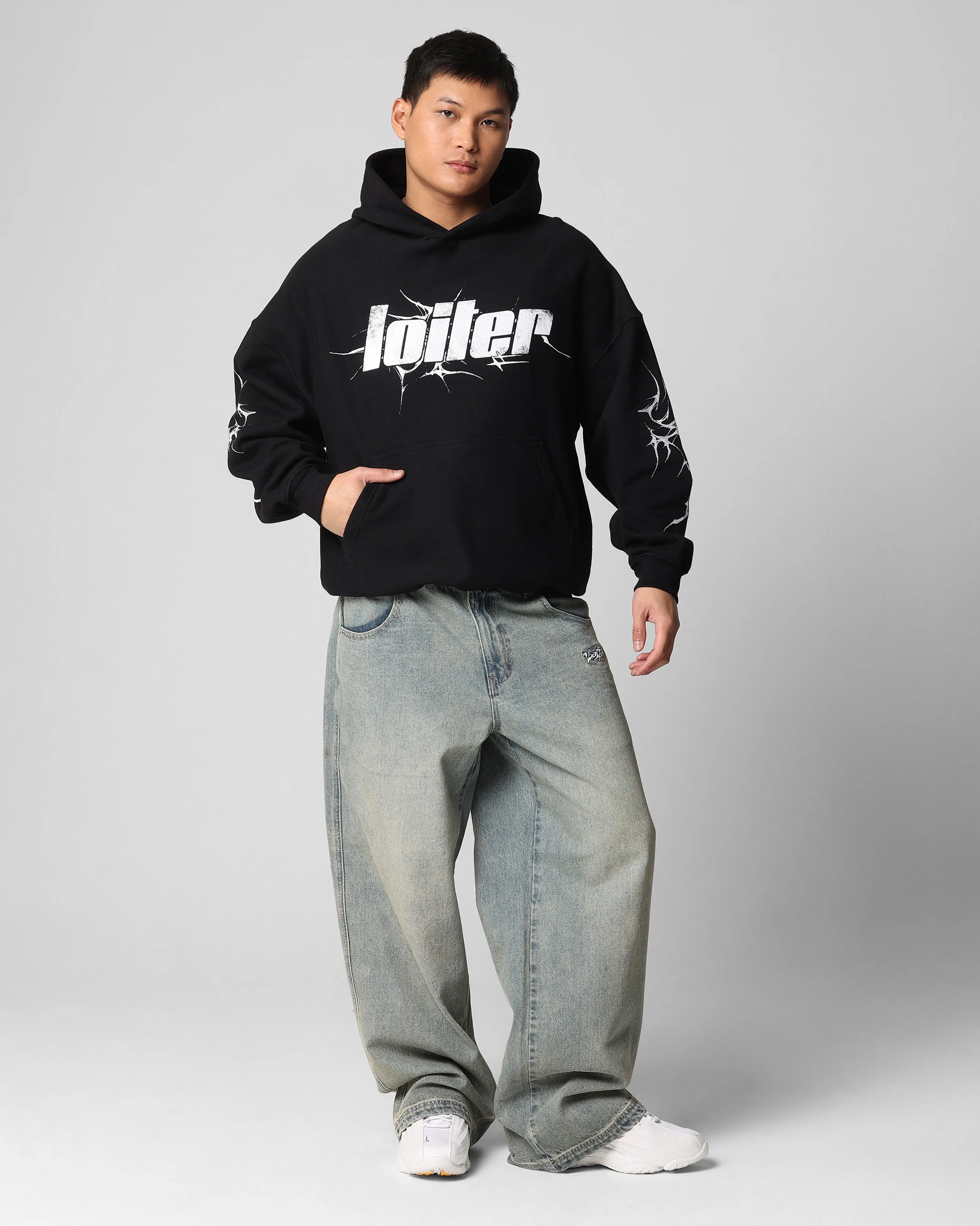 Light Shell Loiter Neo Hoodie Black