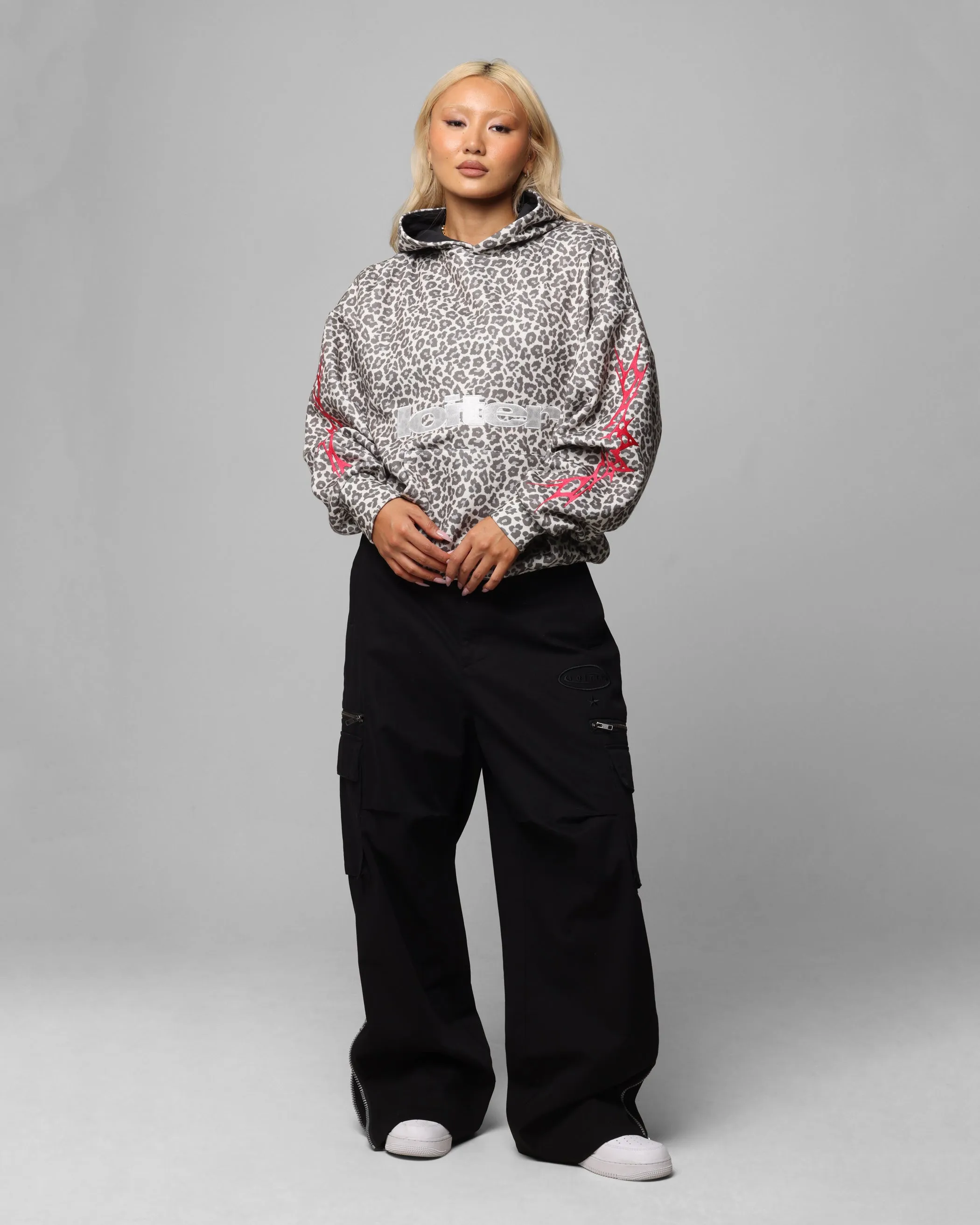Loiter Soho Hoodie Snow Leopard Quick Dry Coating sunny