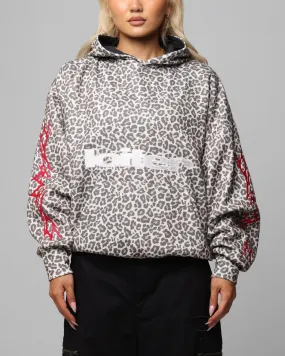 Travel Fashion Comb Loiter Soho Hoodie Snow Leopard