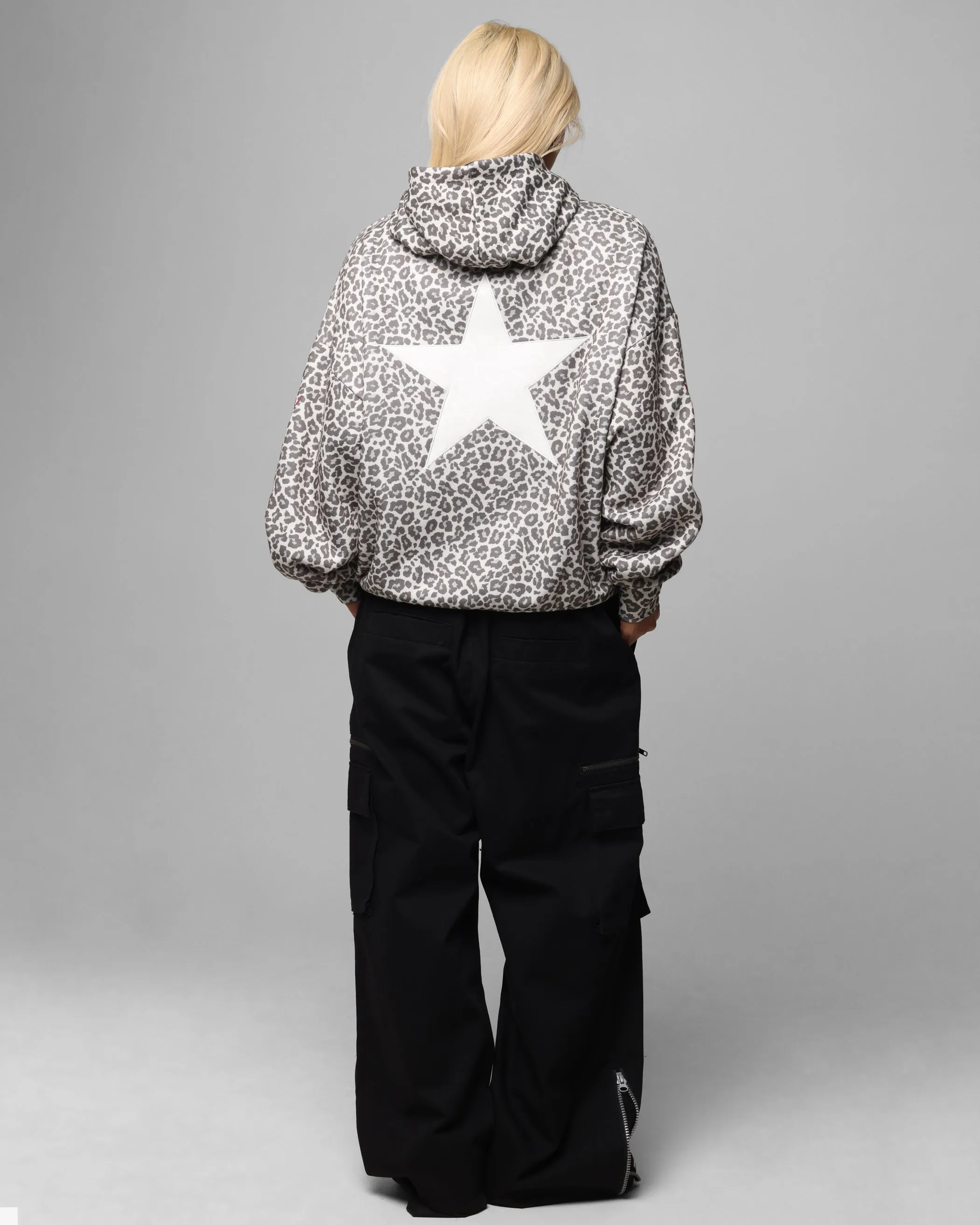 Loiter Soho Hoodie Snow Leopard Versatile Protection Stretch Fit