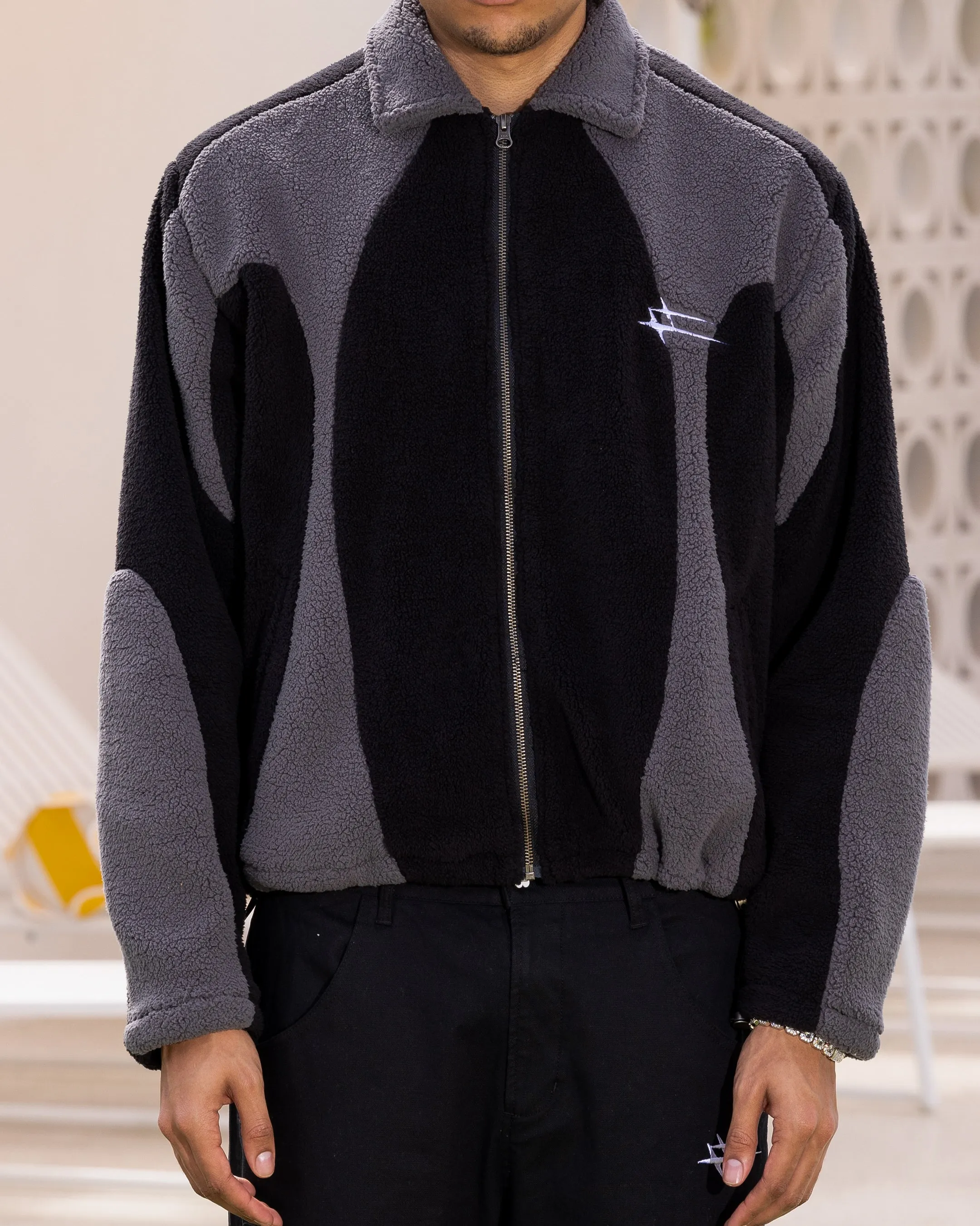 Loiter Spire Fleece Jacket Black Fitness