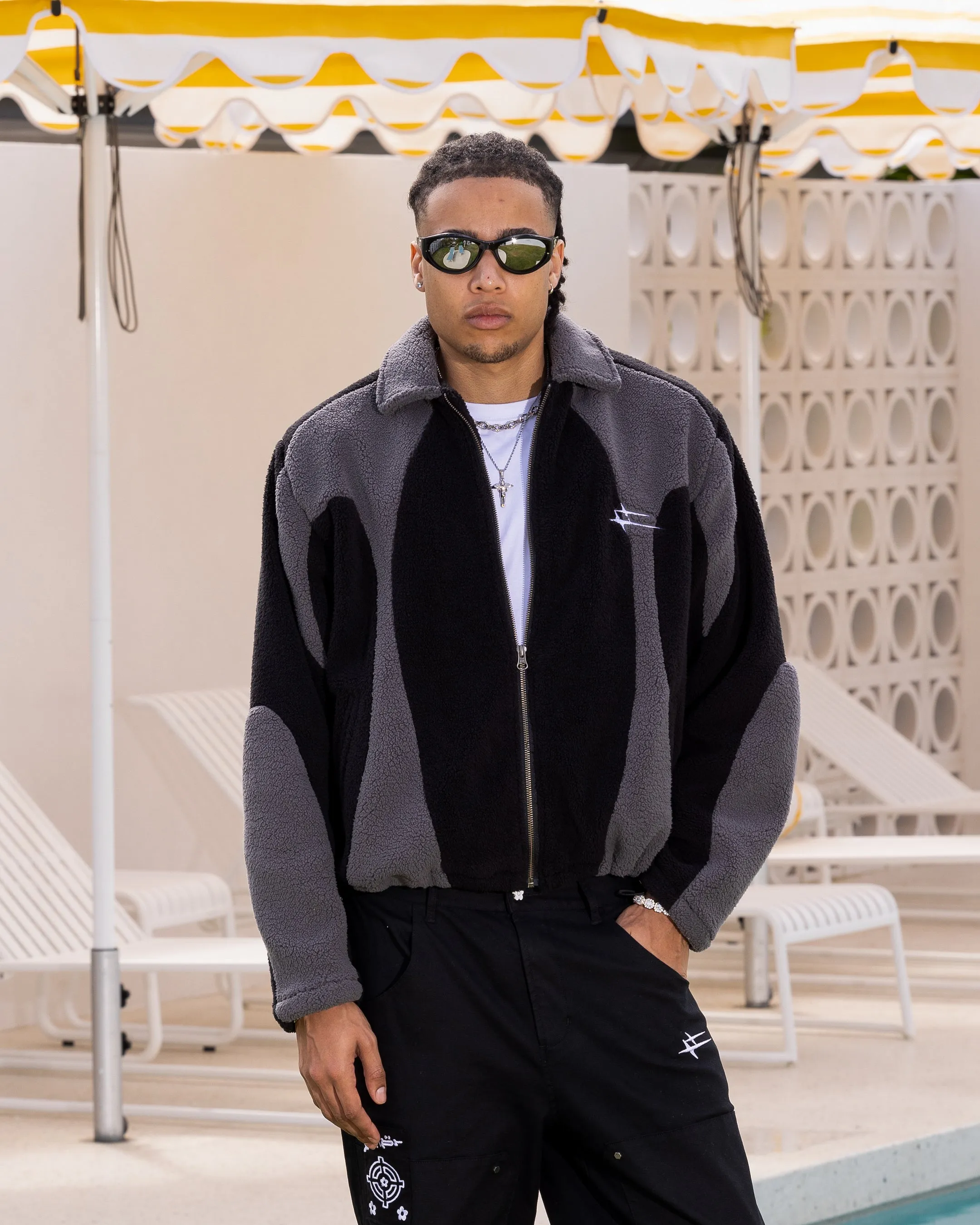 Loiter Spire Fleece Jacket Black Weather Ease Comfortable