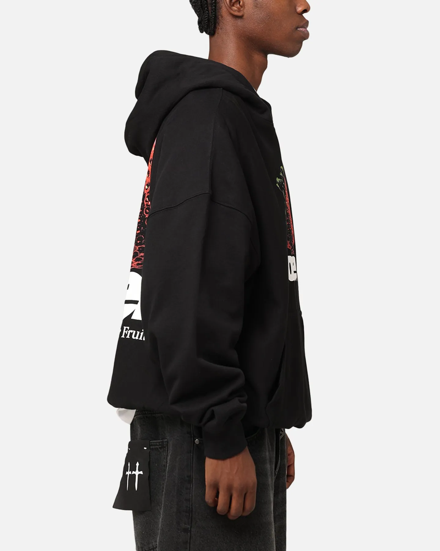 Sport Fit Degree Loiter Strawberry Hoodie Black