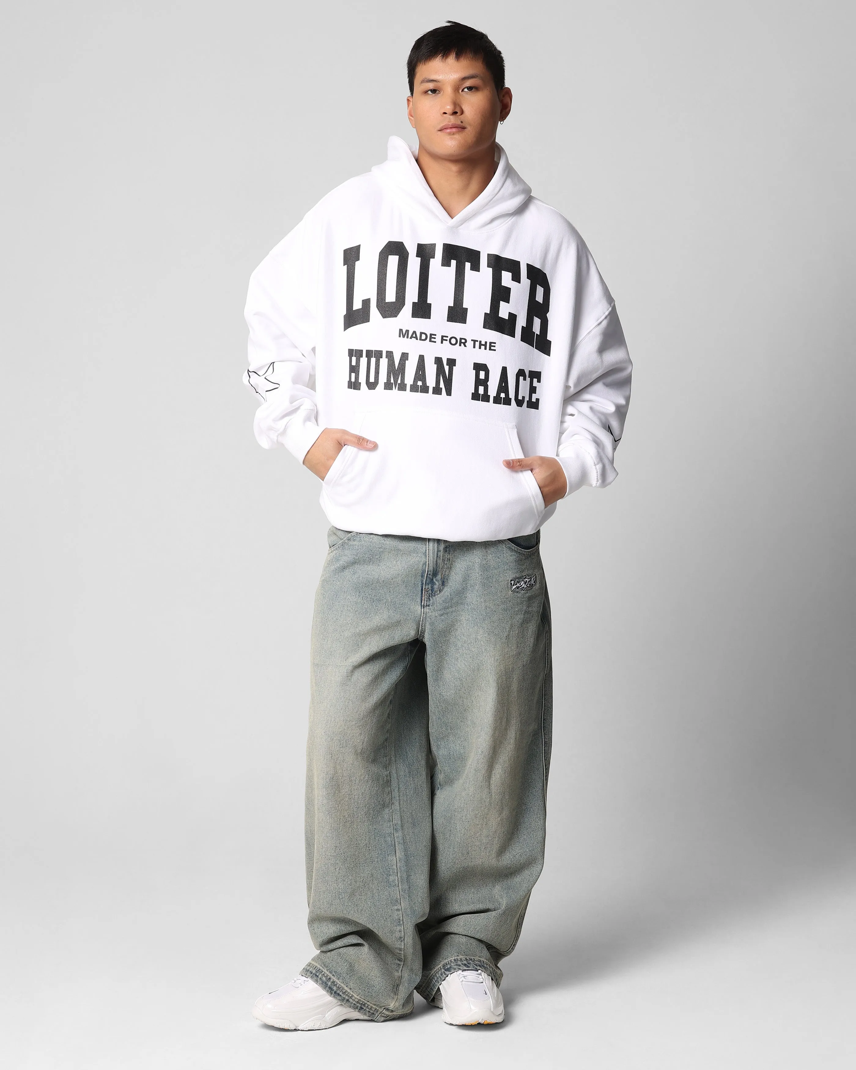 shopping spree Essential Warmth Loiter Training Day Hoodie White