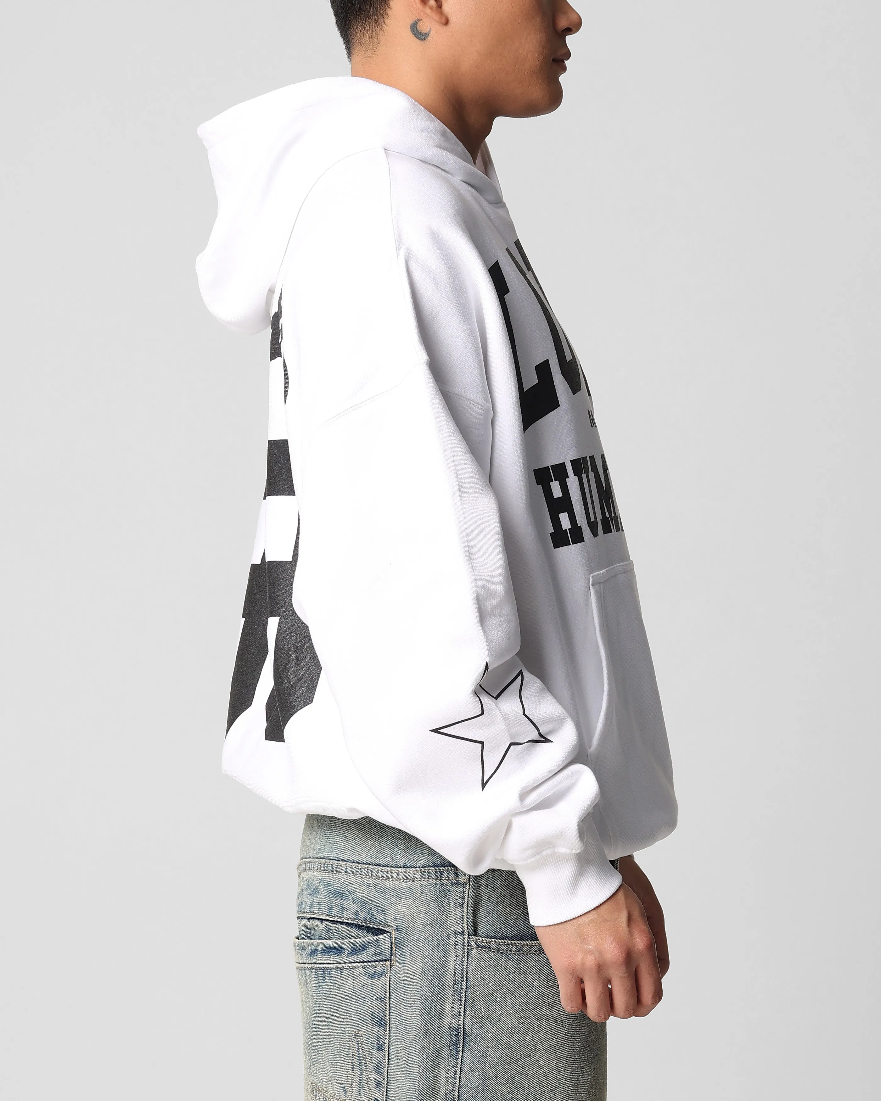 Versatile Design Loiter Training Day Hoodie White