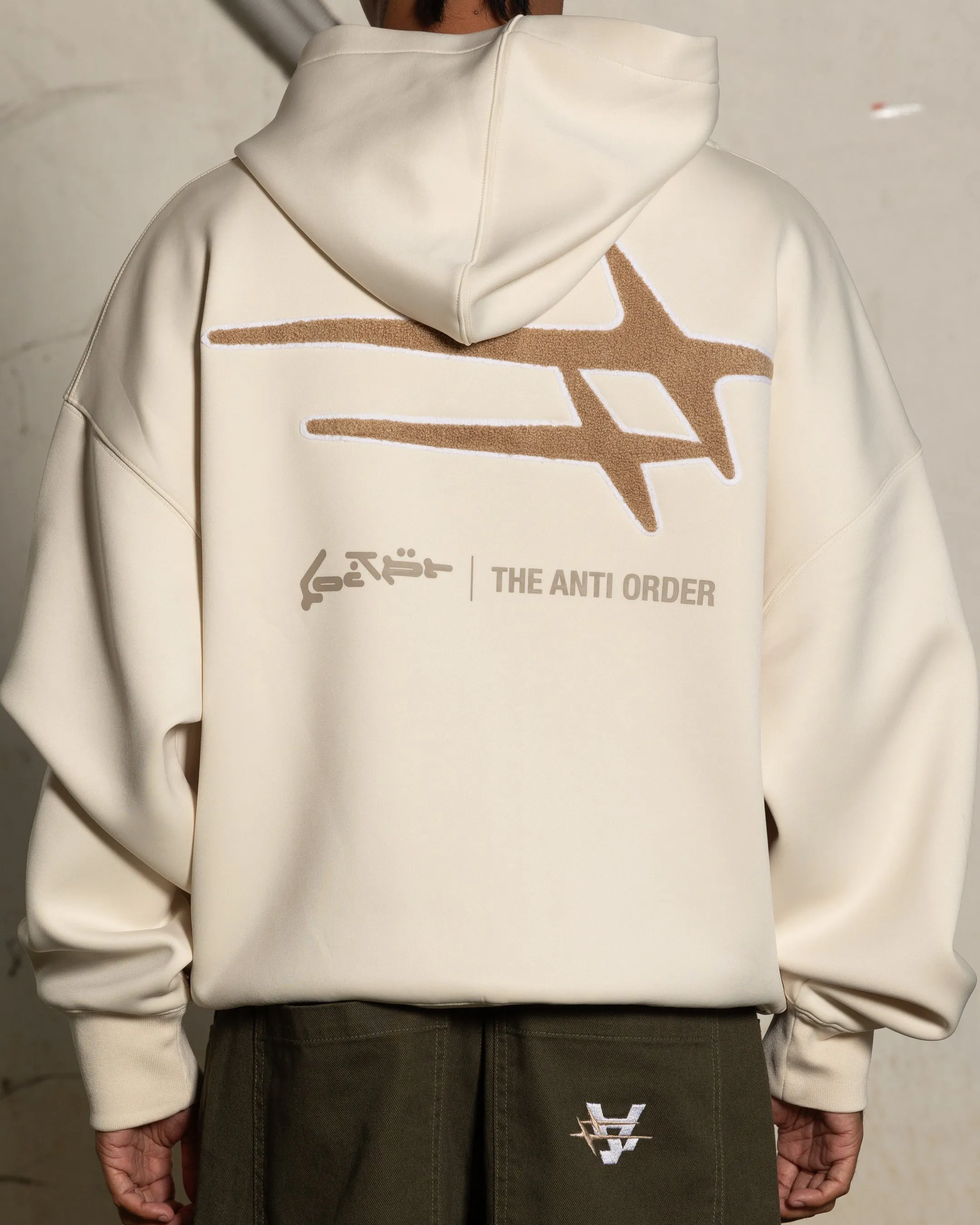 Loiter X The Anti Order Zip Hoodie Stone Stand