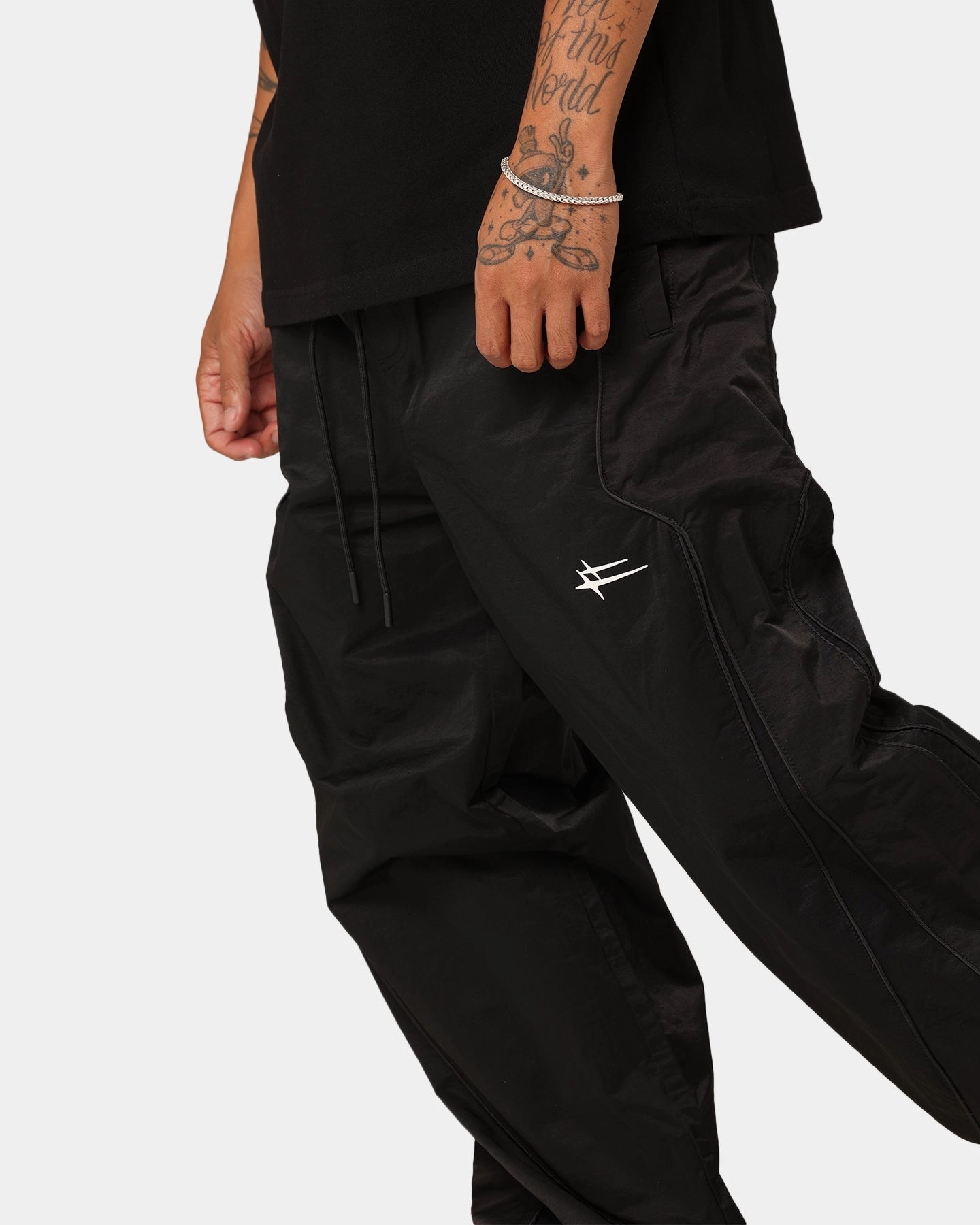 Loiter Alter Track Pants Black Sporty Touch