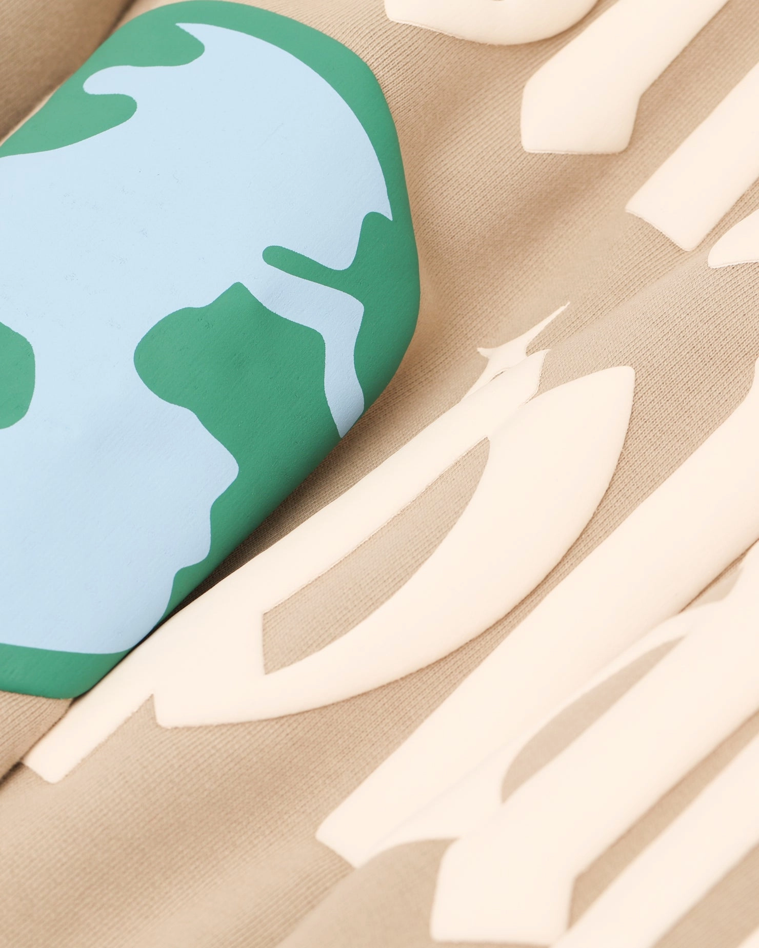 Loiter Astral Plane Hoodie Tan Unique Piece