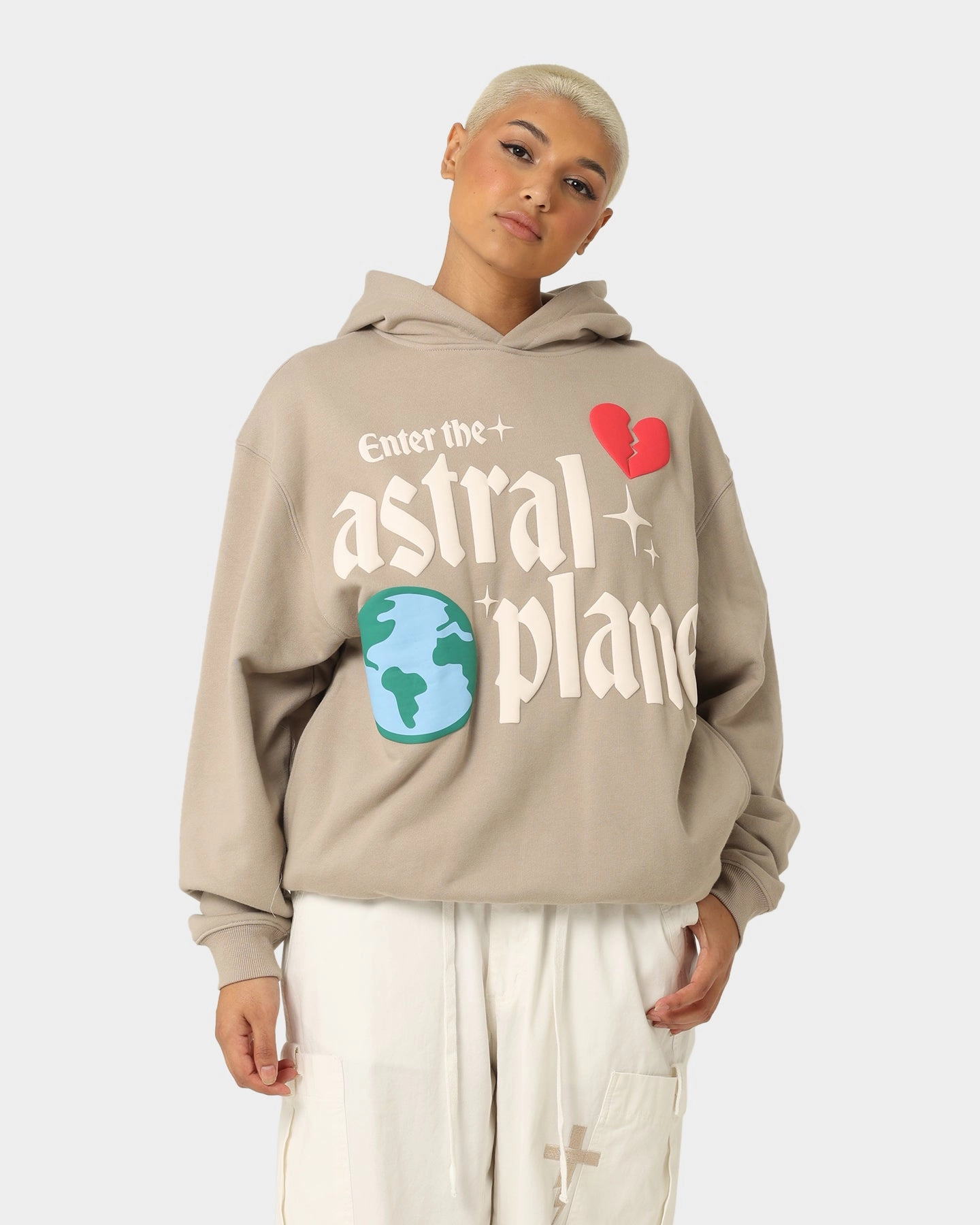 Loiter Astral Plane Hoodie Tan Dresser Skate