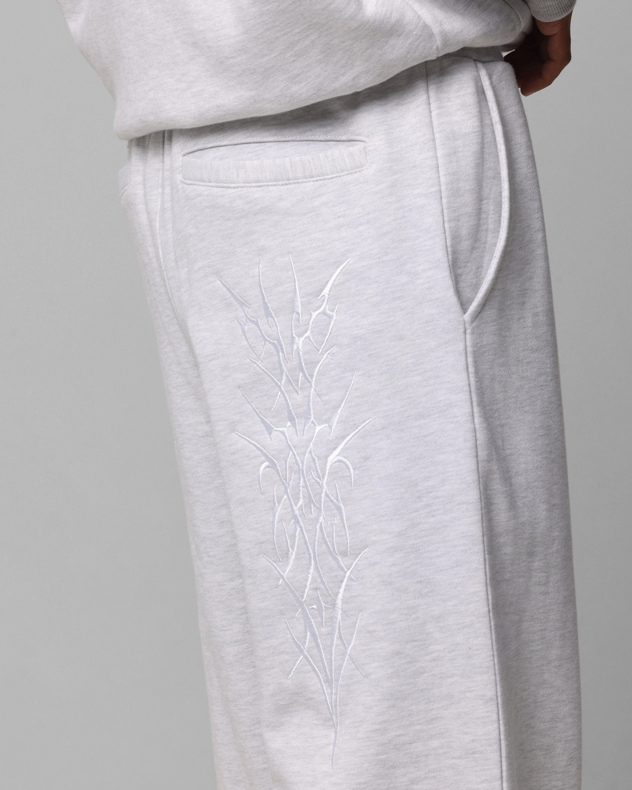 ElasticCuffs Loiter Blood Born Track Pants Grey Marle