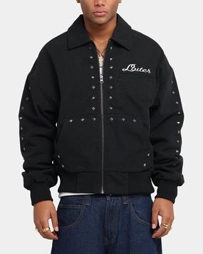Indoor Determination Loiter Chopper Work Jacket Washed Black