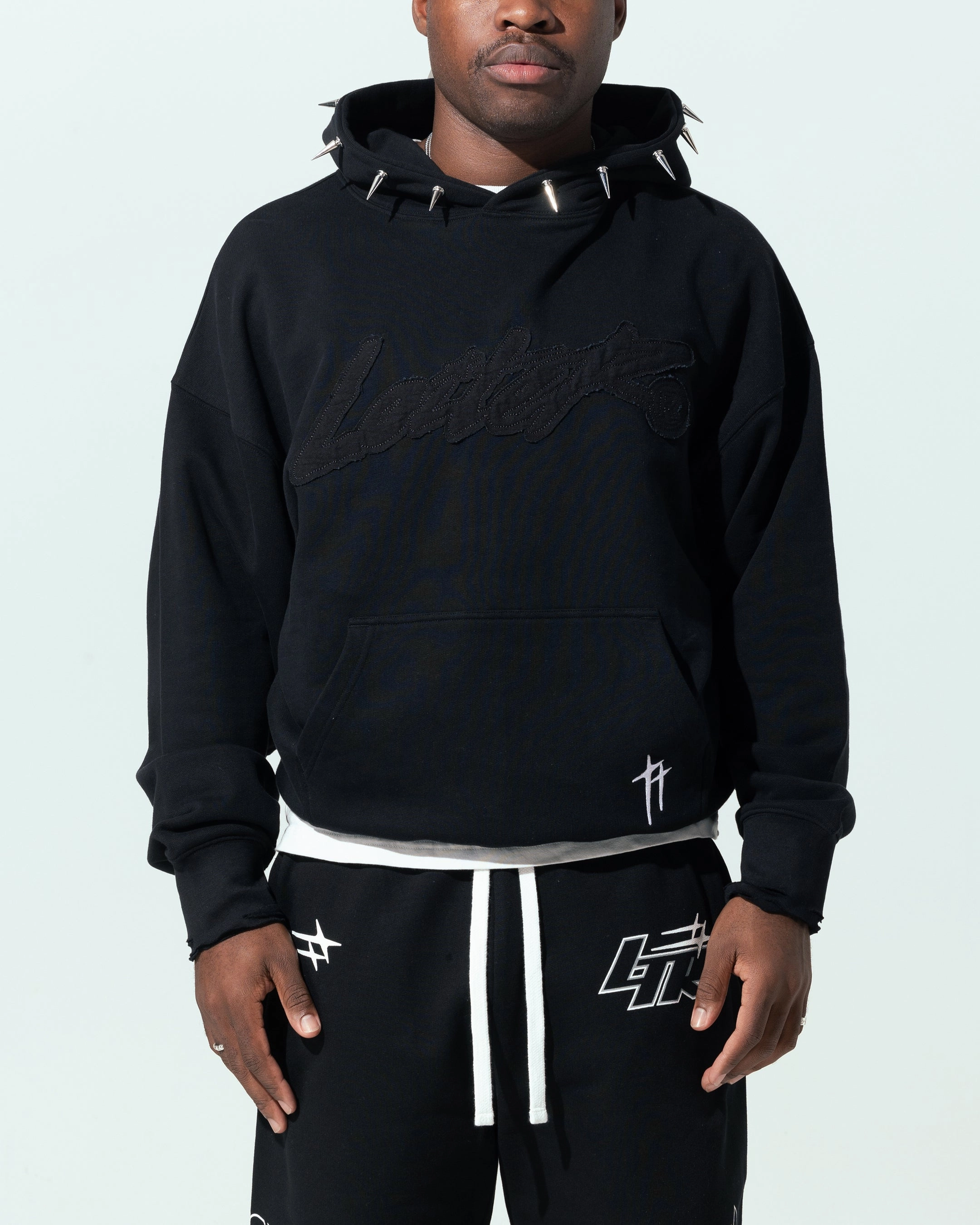 Merchandise Loiter Chrome Faith Hoodie Black