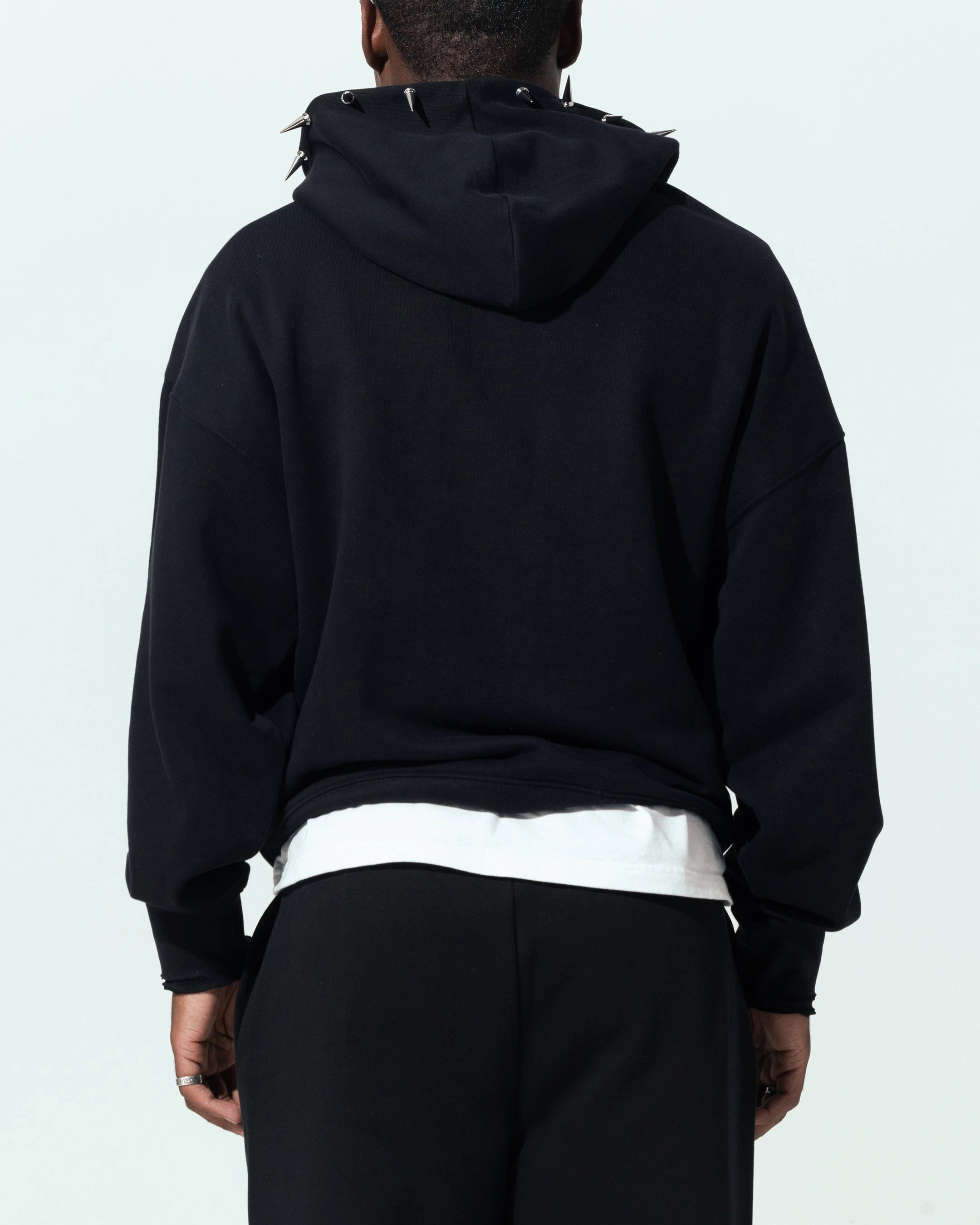 Loiter Chrome Faith Hoodie Black popular among fashionistas Double Layered Cuffs