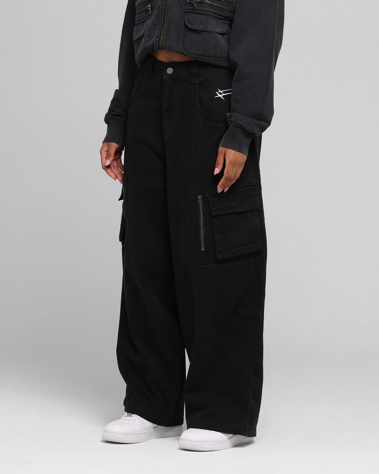 Freedom Move Loiter Combat Cargo Pants Washed Black