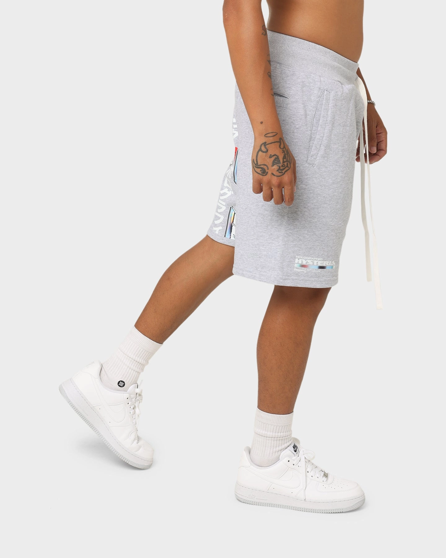 Moisture Wicking Lining Loiter Constellation Shorts Grey