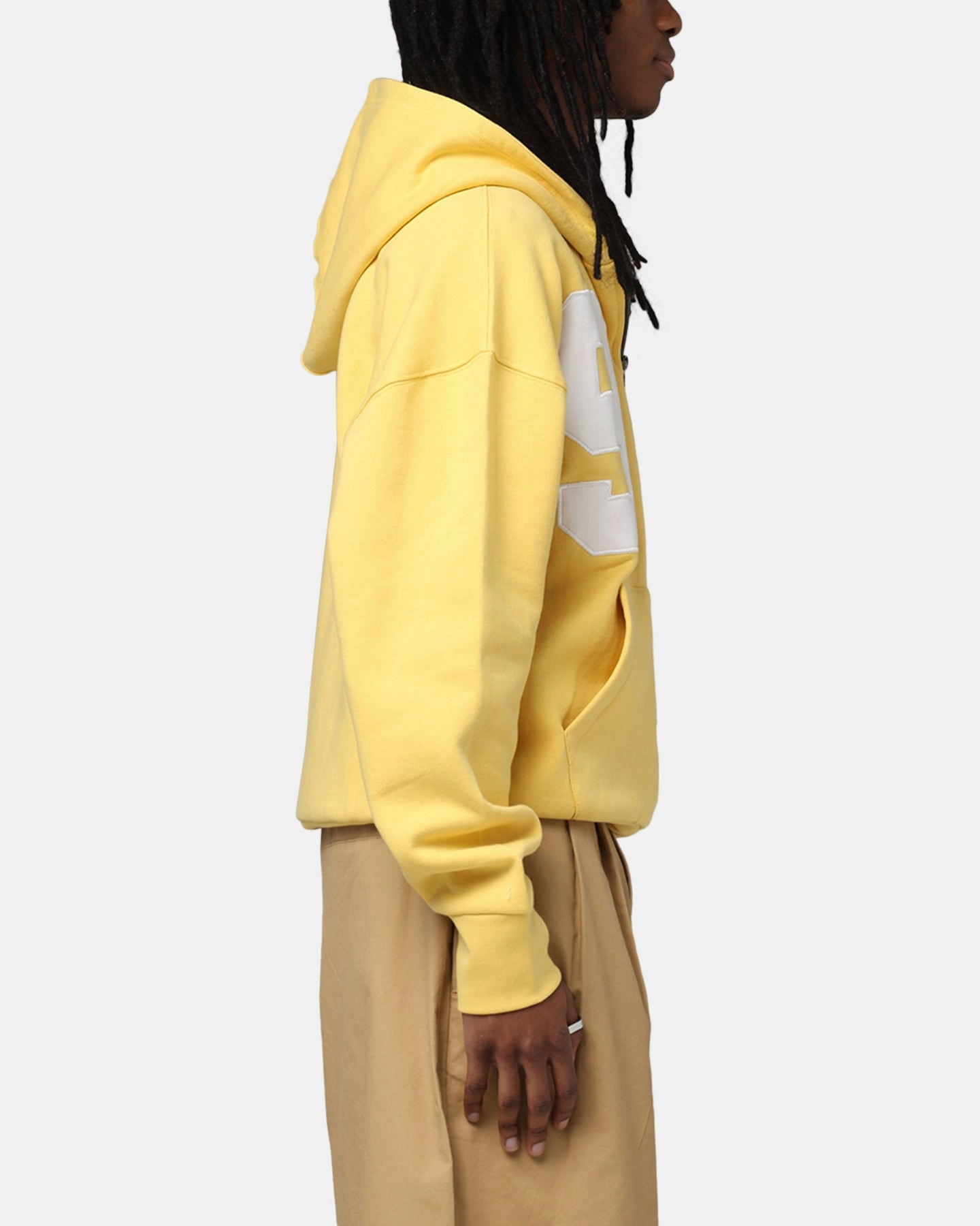 Loiter Cosmos Zip Hoodie Yellow Performance Optimized Fit