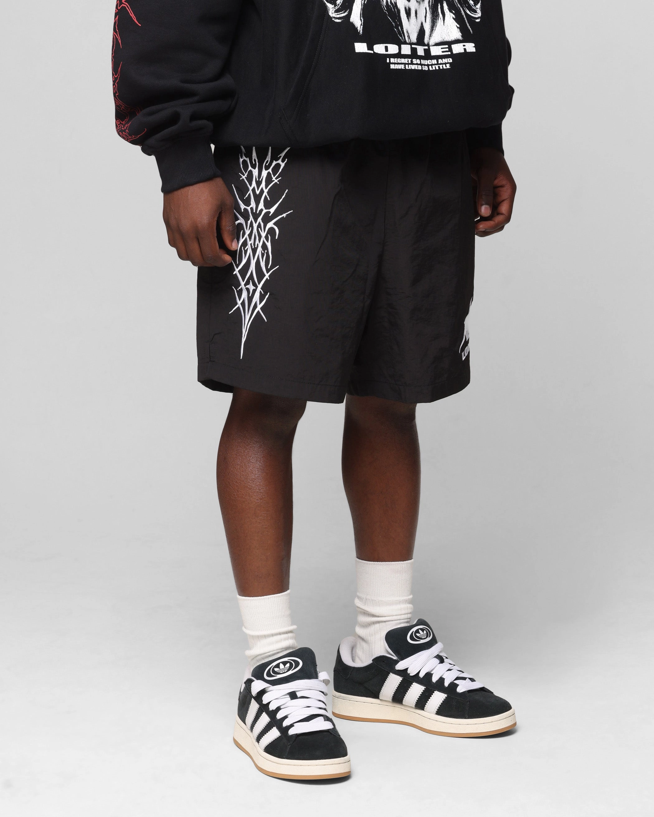 Casual Look healthcare industry Loiter Cyber Beach Shorts Black