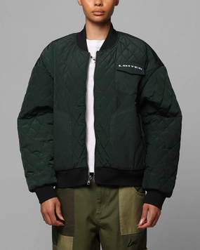 Loiter Cyber Reversible Bomber Jacket Red/Green suitable for business trips Double Layered Edging