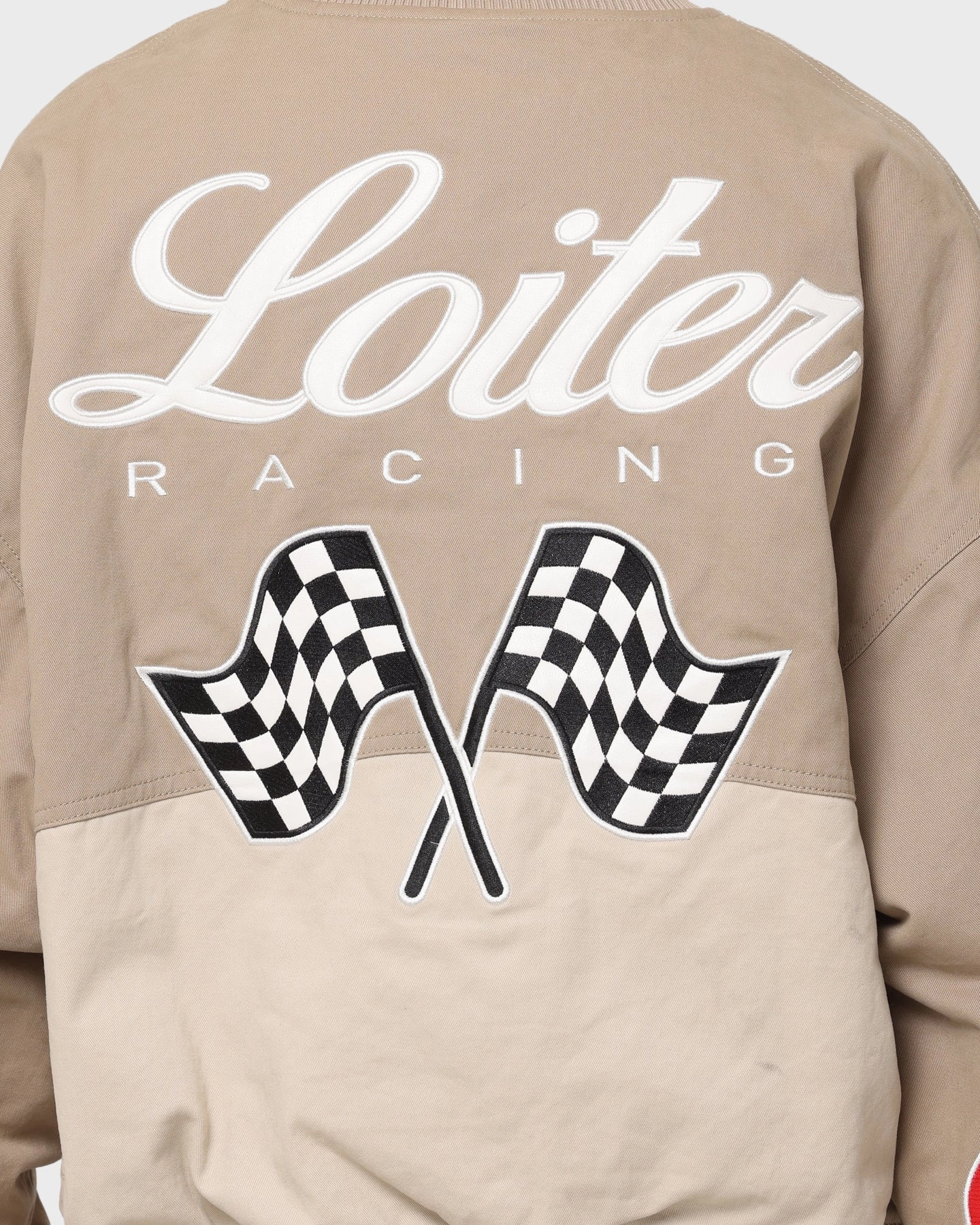 Loiter Daytona Motor Jacket Beige Quick Dry Fabric Multi Pocket Style