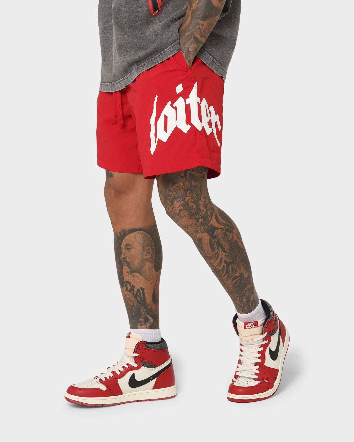 Loiter Drago Walk Shorts Red earthy shades