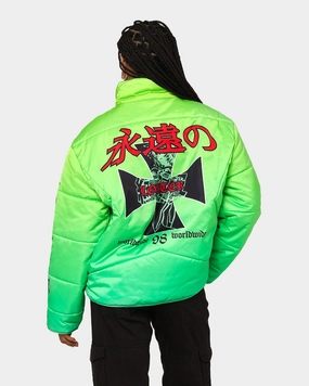 Heal Urban Ease Loiter Eternal Puffer Jacket Neon Green