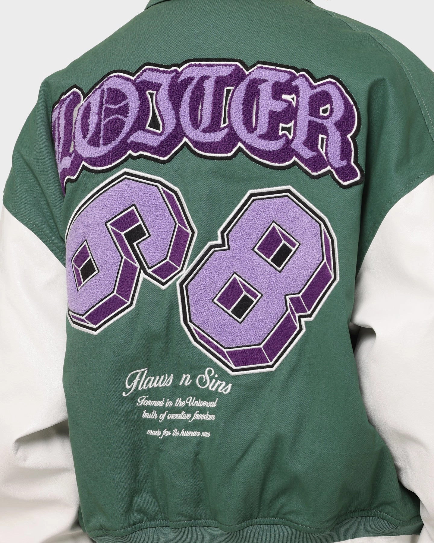 Loiter Ethereal Varsity Jacket Green System