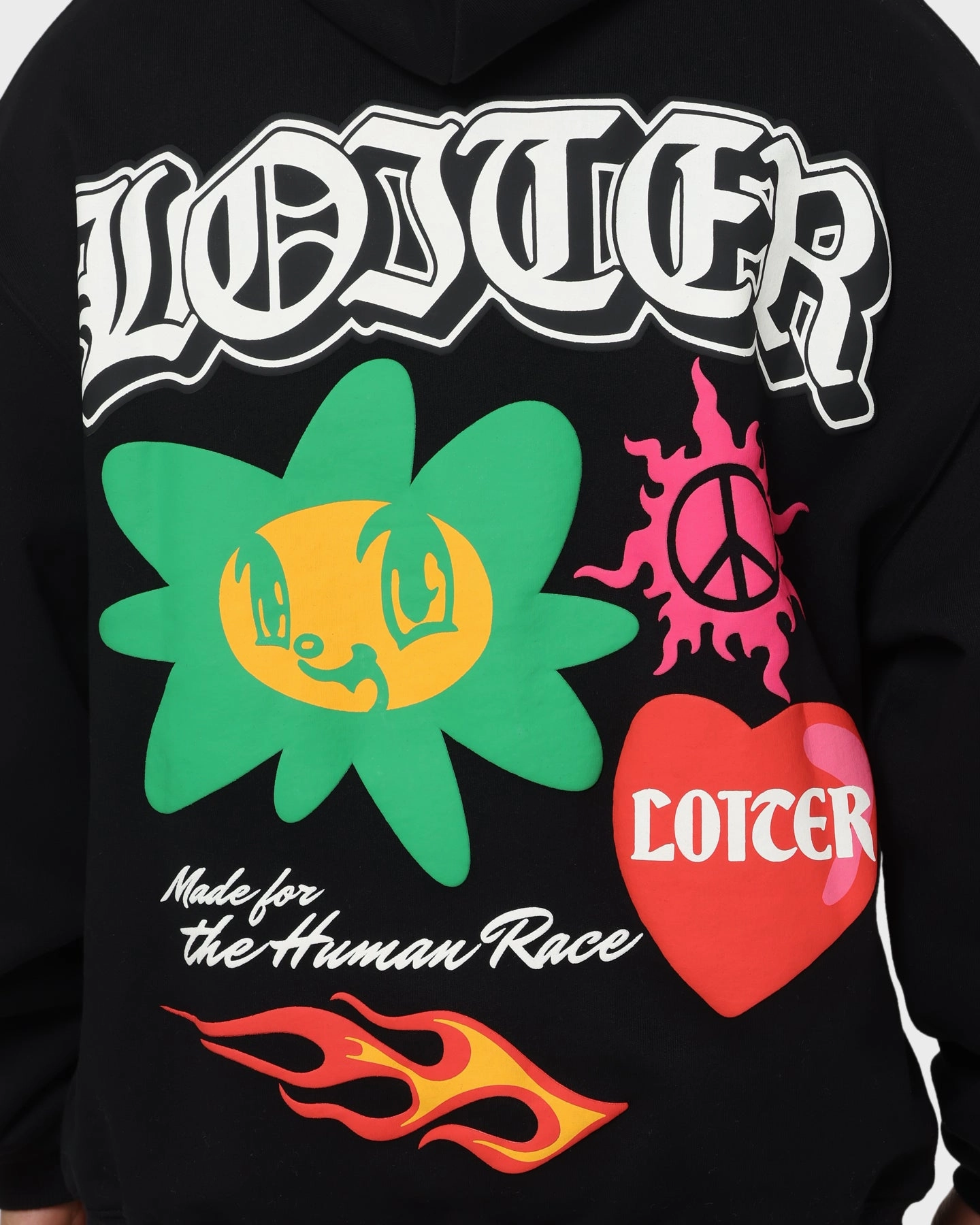 Soft Shell Lightweight Warmth Loiter Euphoric Hoodie Black