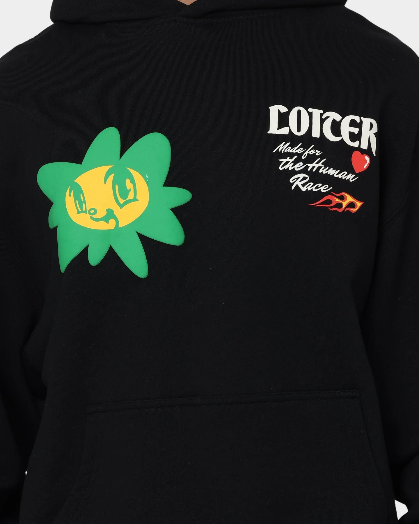 Loiter Euphoric Hoodie Black GloveFriendly Cuff Design Bus
