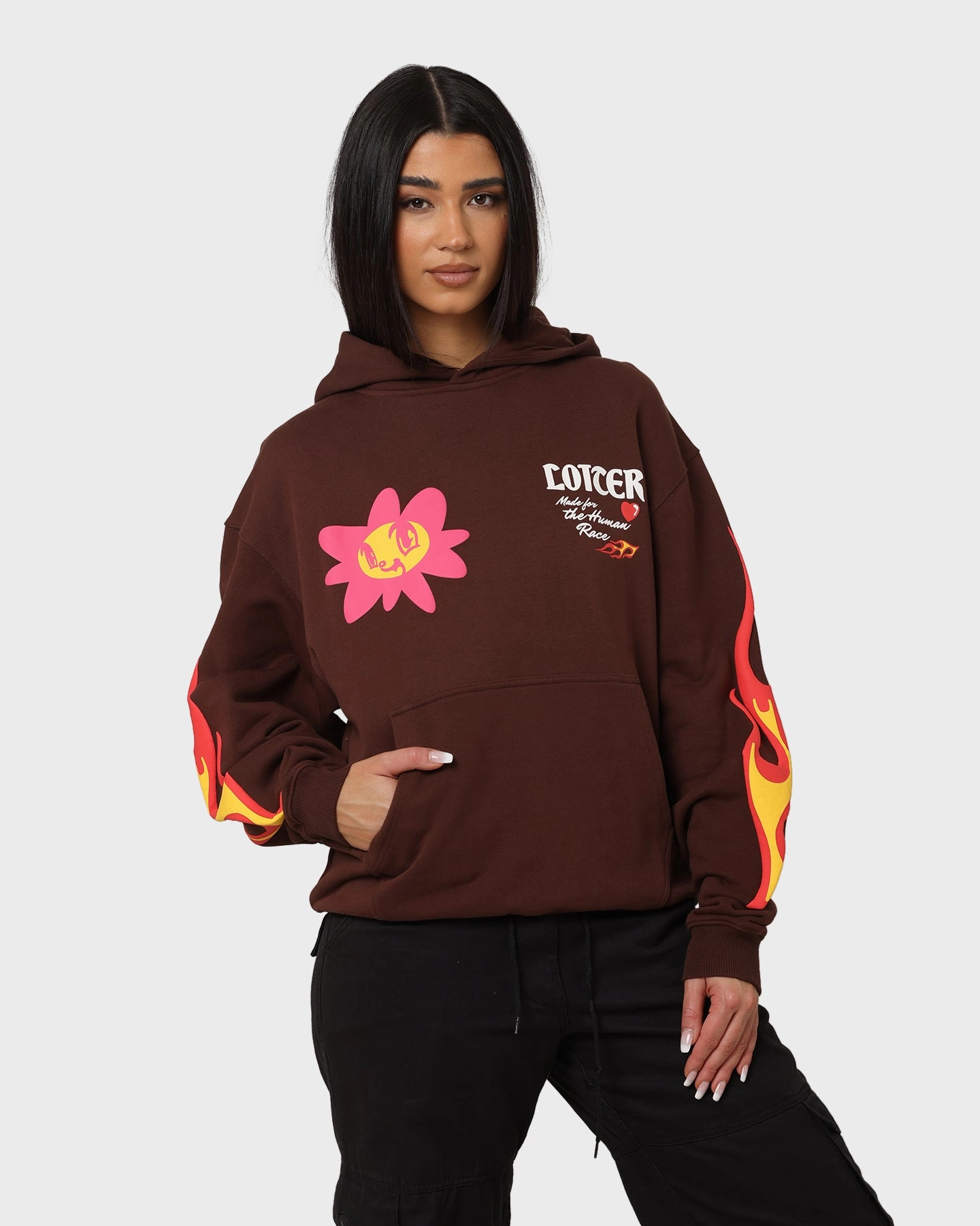 Acknowledge Loiter Euphoric Hoodie Brown
