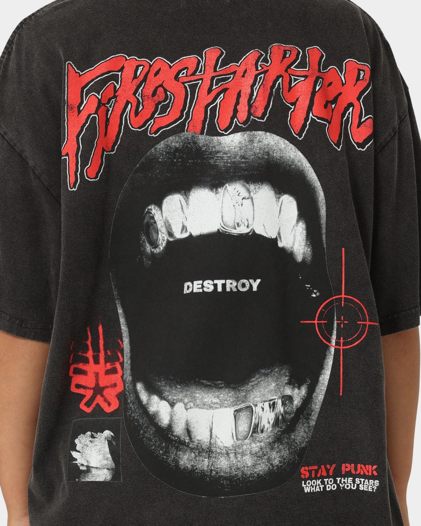 Loiter Firestarter Vintage T-Shirt Vintage Black MicroPiqueKnit