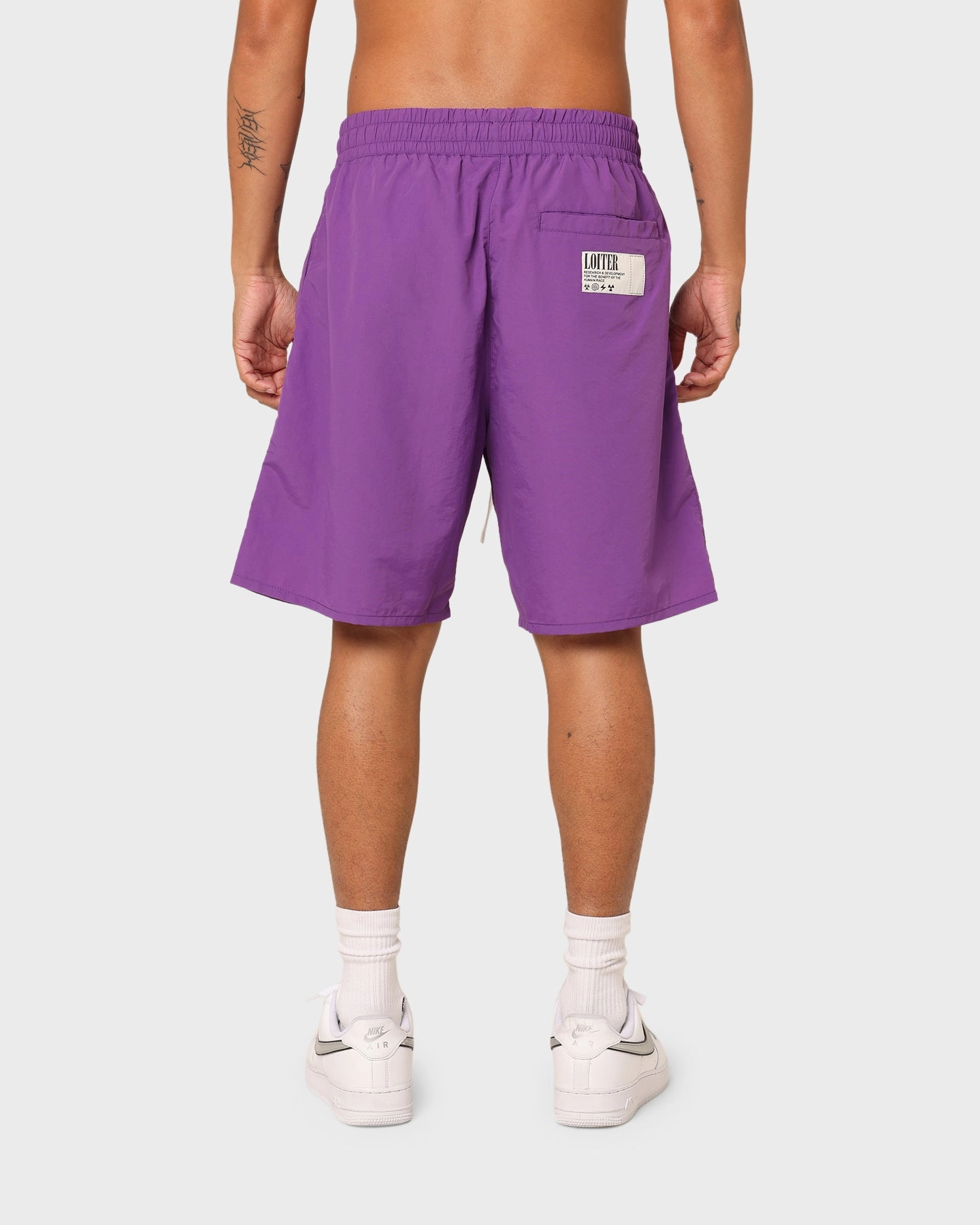 Loiter Forbidden Walk Shorts Purple Breeze Friendly Playful Style