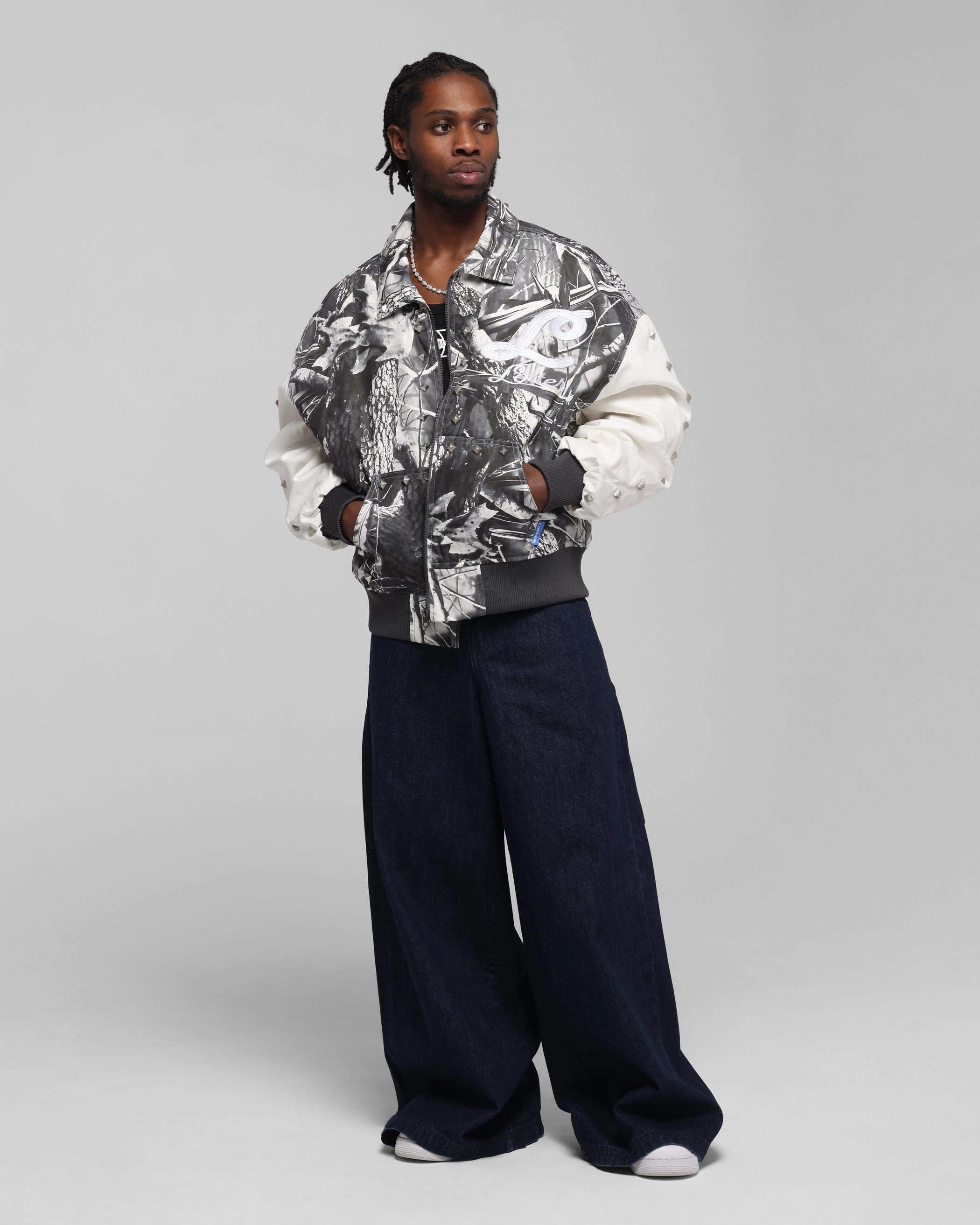 Loiter Frontier Varsity Jacket Real Tree Camo Recover