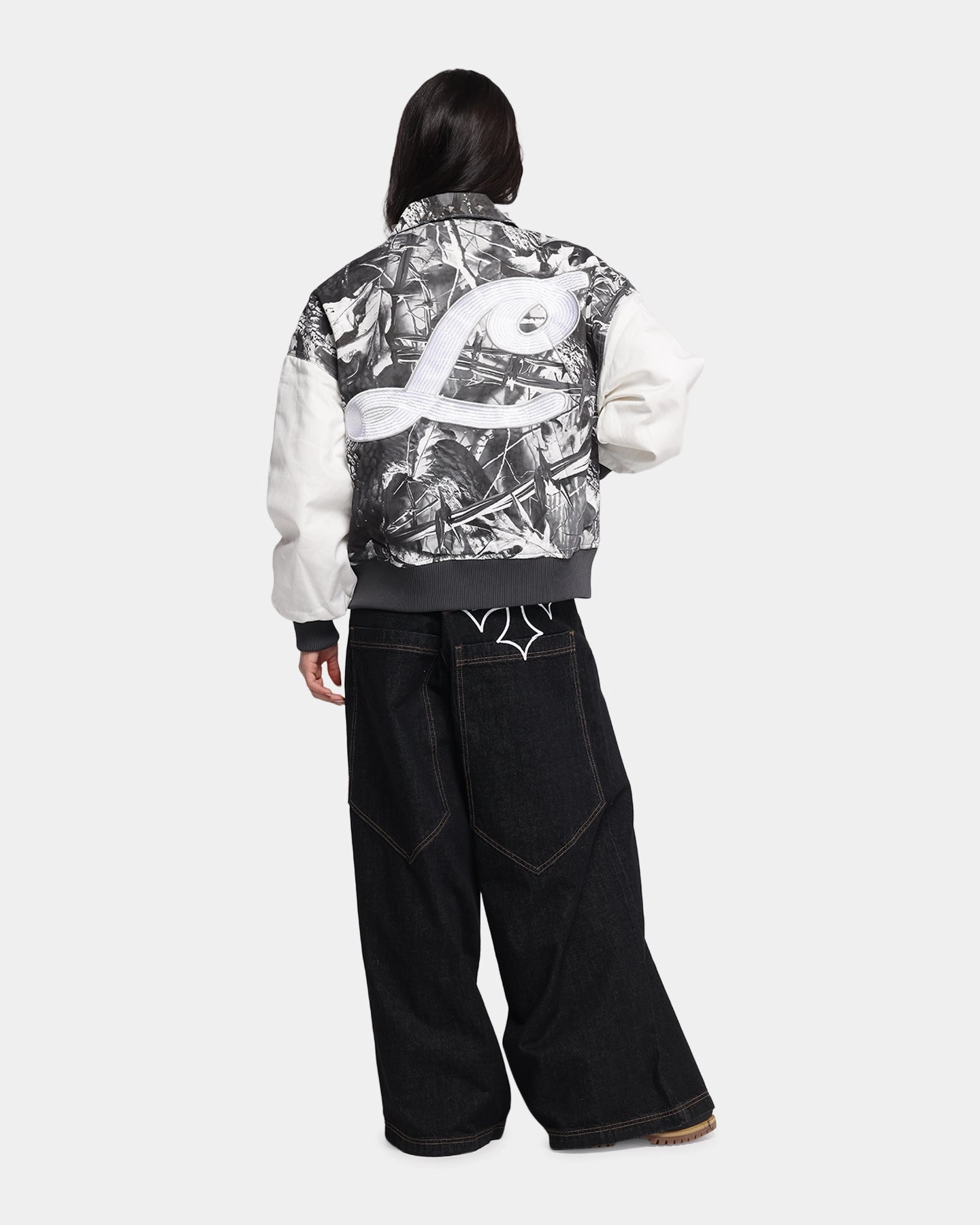 Loiter Frontier Varsity Jacket Real Tree Camo Ergonomic Tailoring Wrinkle Resistant