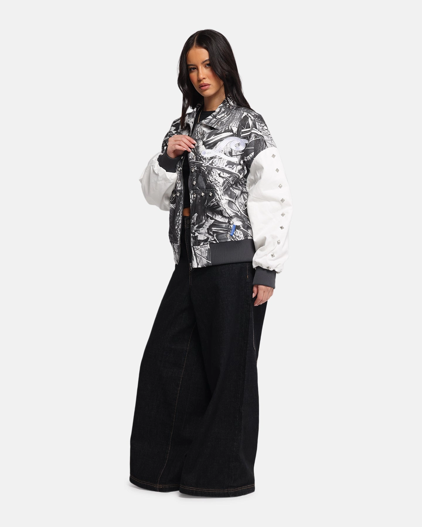 Autumn Promise Loiter Frontier Varsity Jacket Real Tree Camo