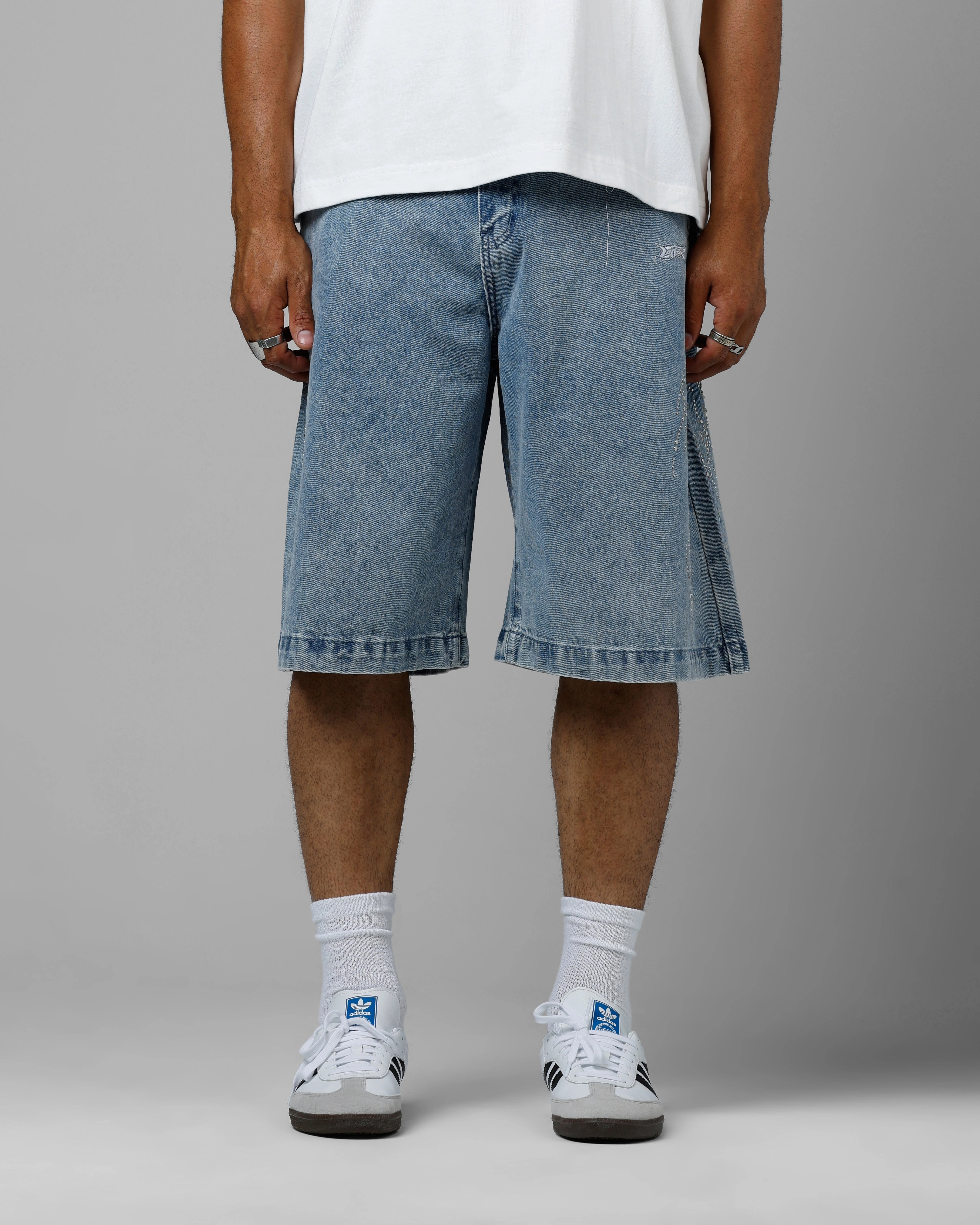 Blazer Loiter Goth Clique Jorts Blue Denim