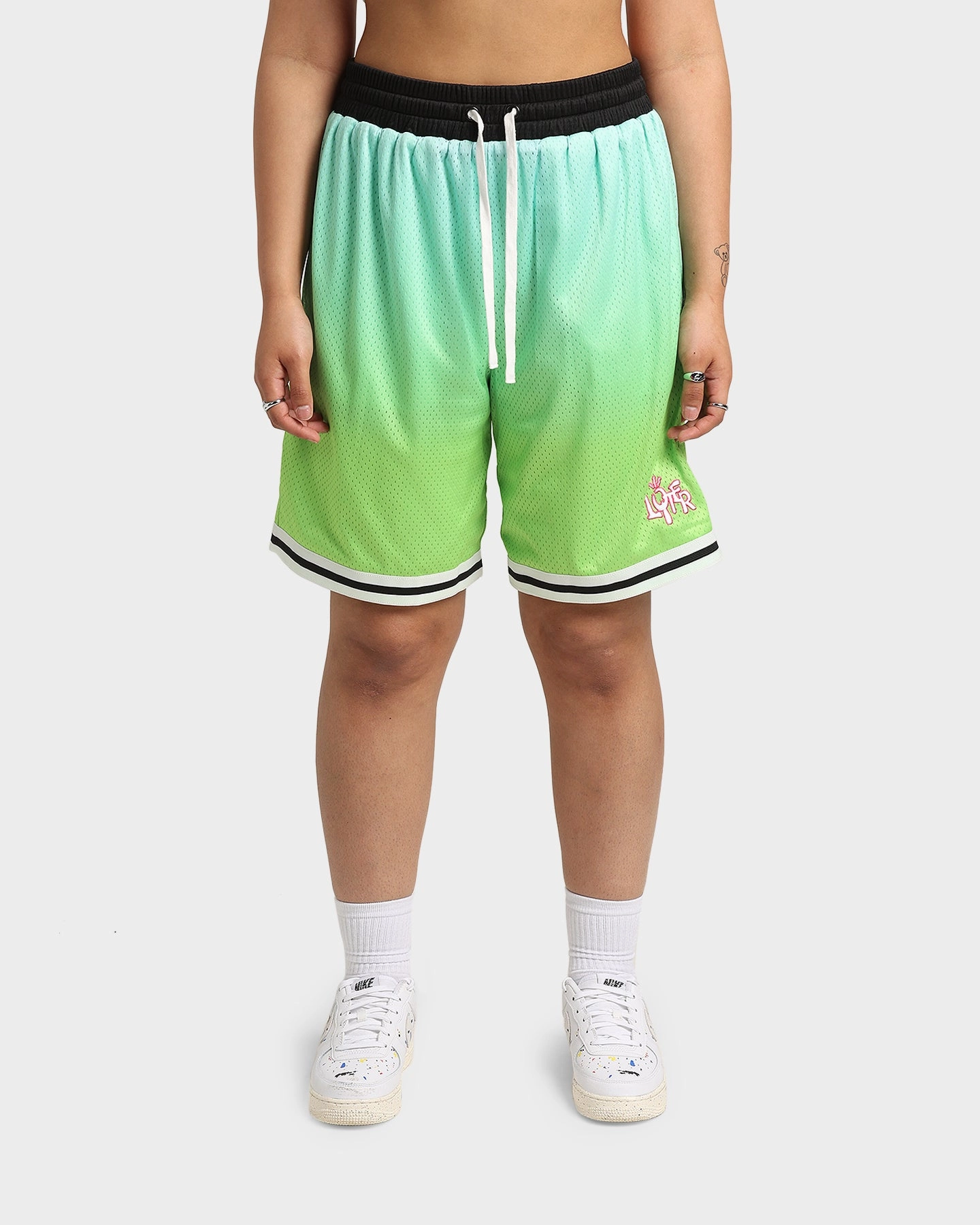 Performance Wear Loiter Gradient Basketball Shorts Green