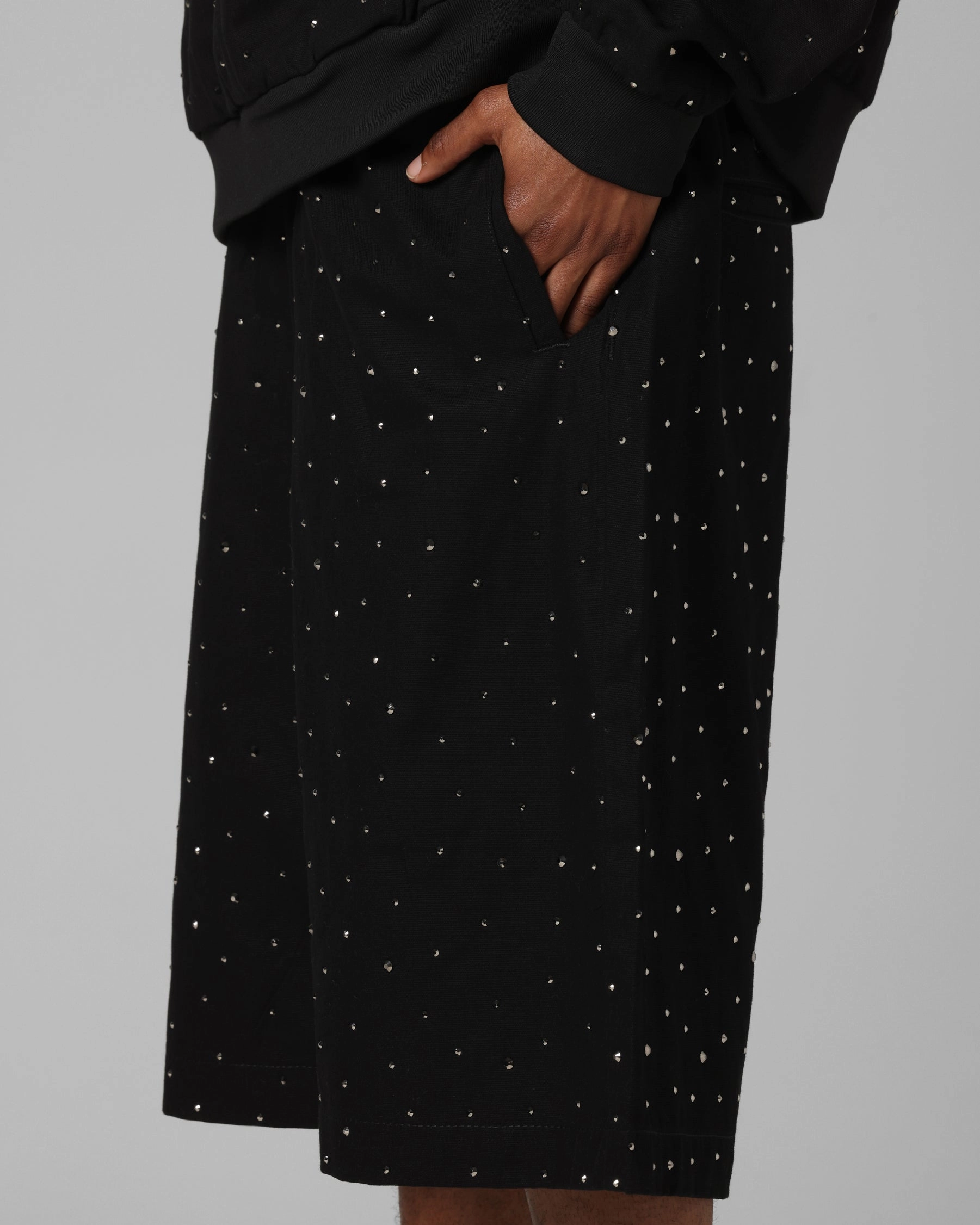 Secure Closure System Father's Day gift Loiter Hail Storm Shorts Black